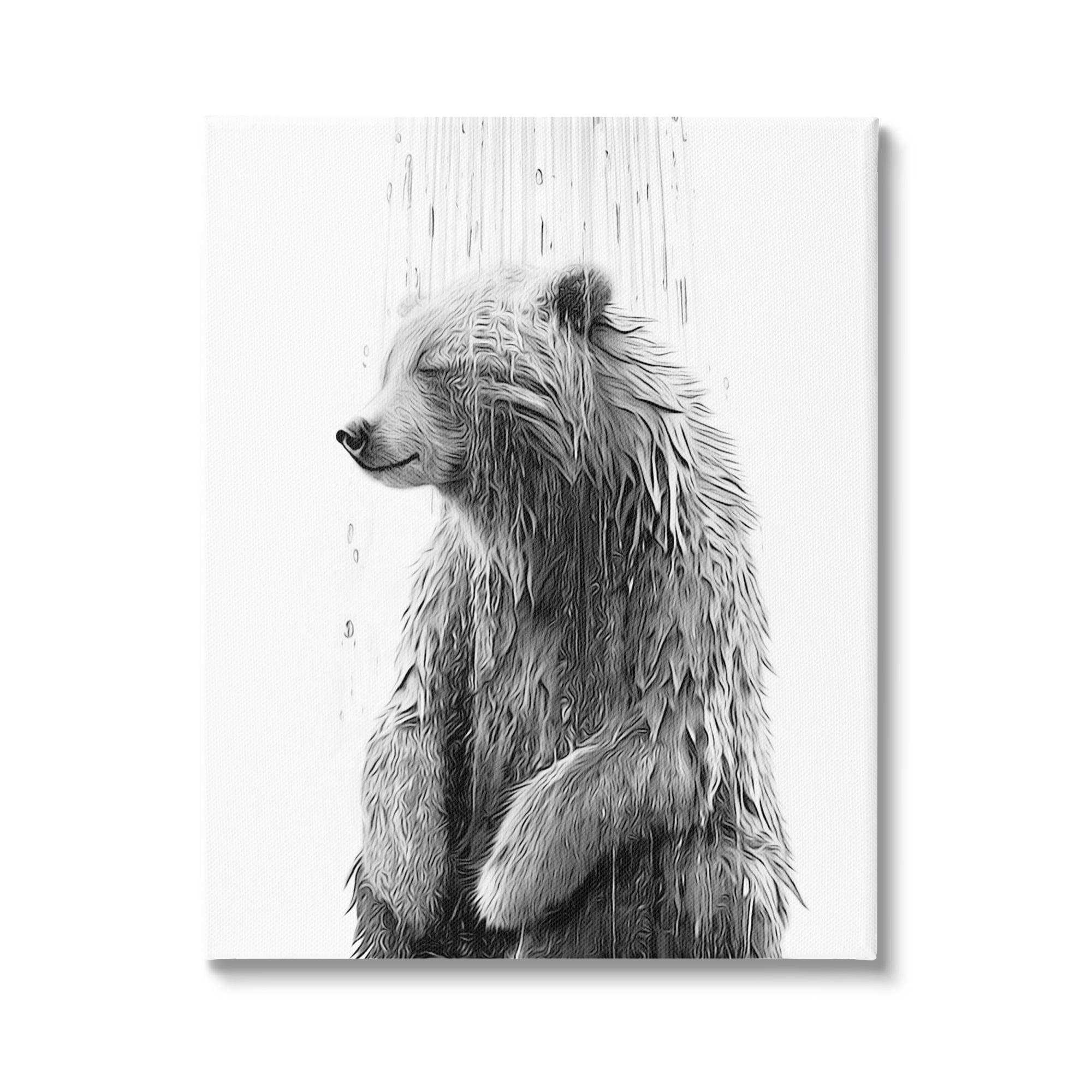 Stupell Industries " Bear Water Splash " by Annalisa Latella