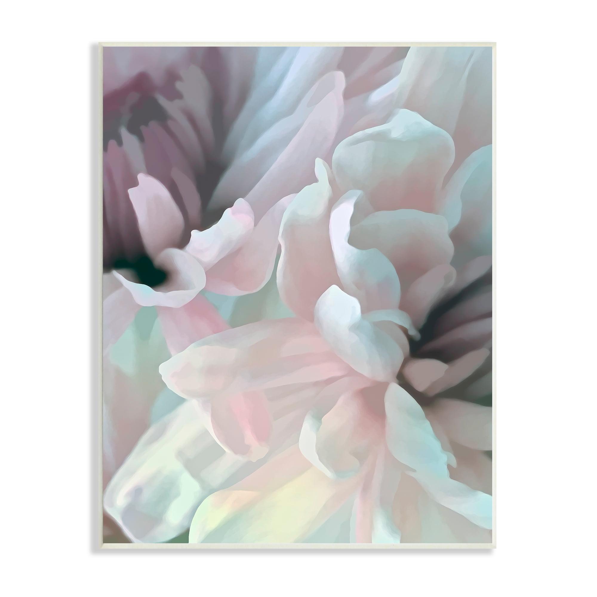 " Blush Flower Petals Meeting Alluring Pink Florals " by David Pollard