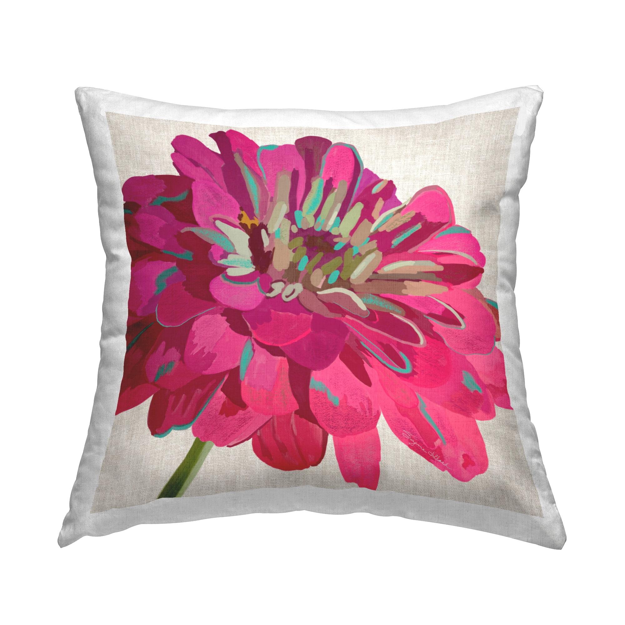 Floral Throw Pillow