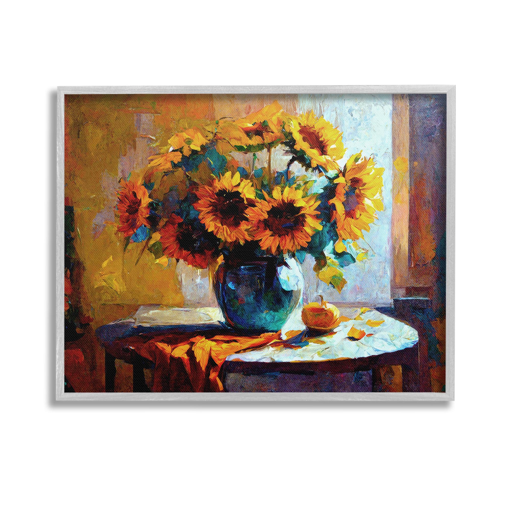 Stupell Industries Bouquet Still Life Painting Framed Giclee Art by Gina Kelly