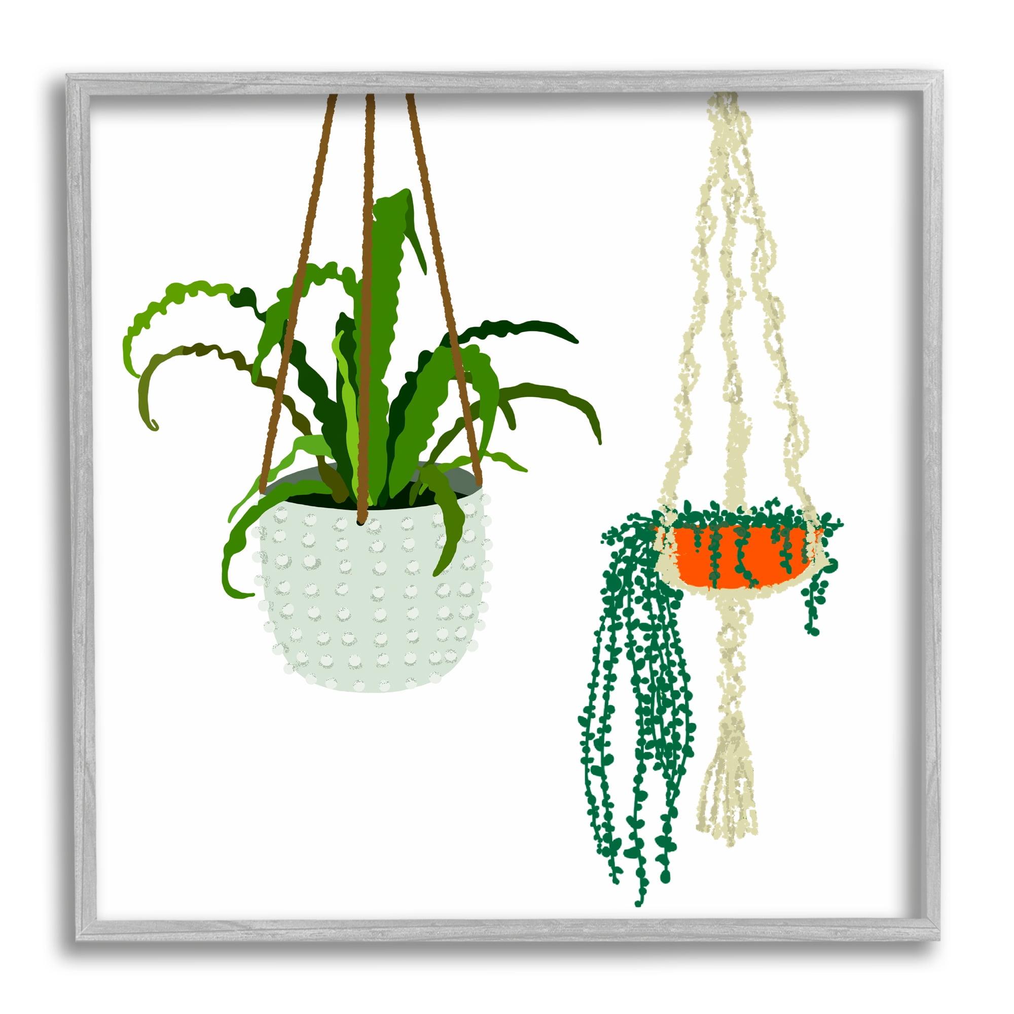 Stupell Industries " Chic Indoor Potted Plants Modern Fern Foliage " by Jen Bucheli