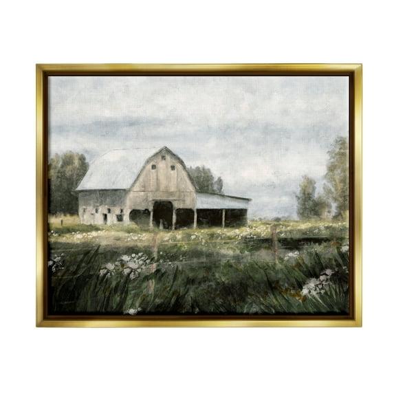 Stupell Industries Country Farmhouse Barn Meadow by Nina Blue Painting | Wayfair
