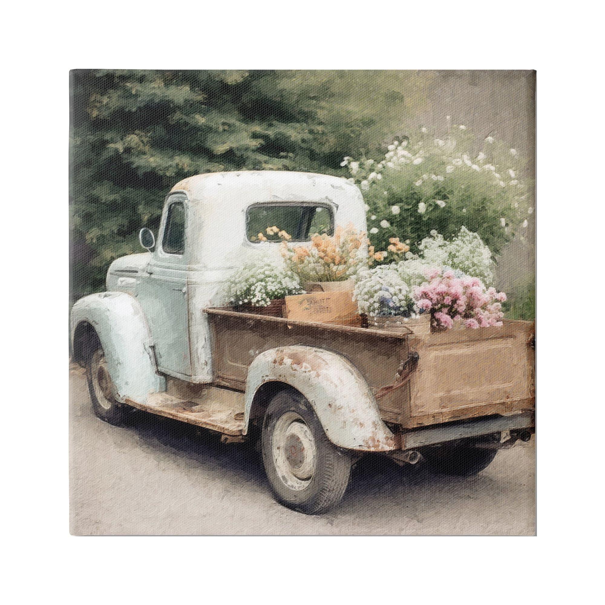 " Country Florals In Truck " by LSR Design Studio