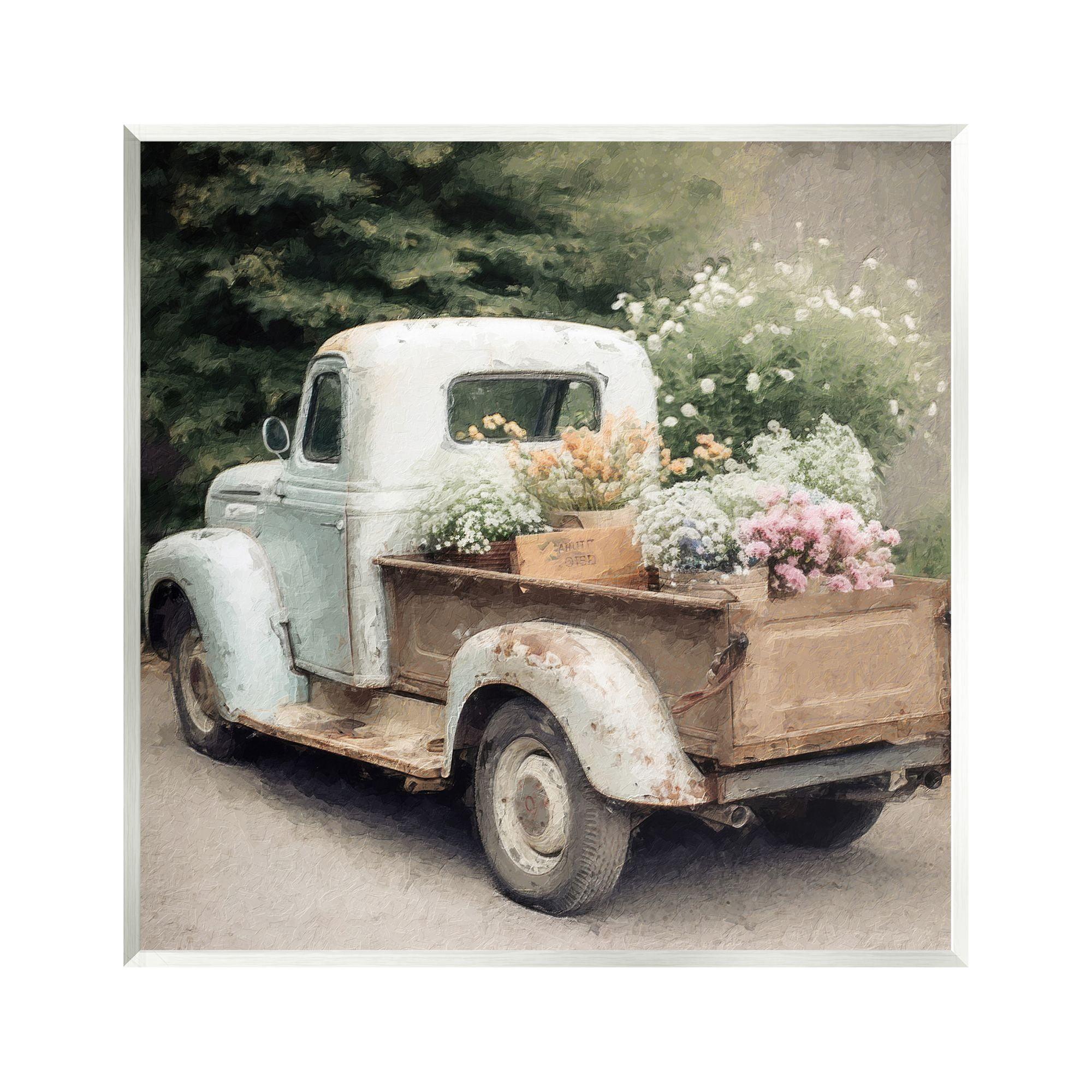 Stupell Industries " Country Florals In Truck " by LSR Design Studio