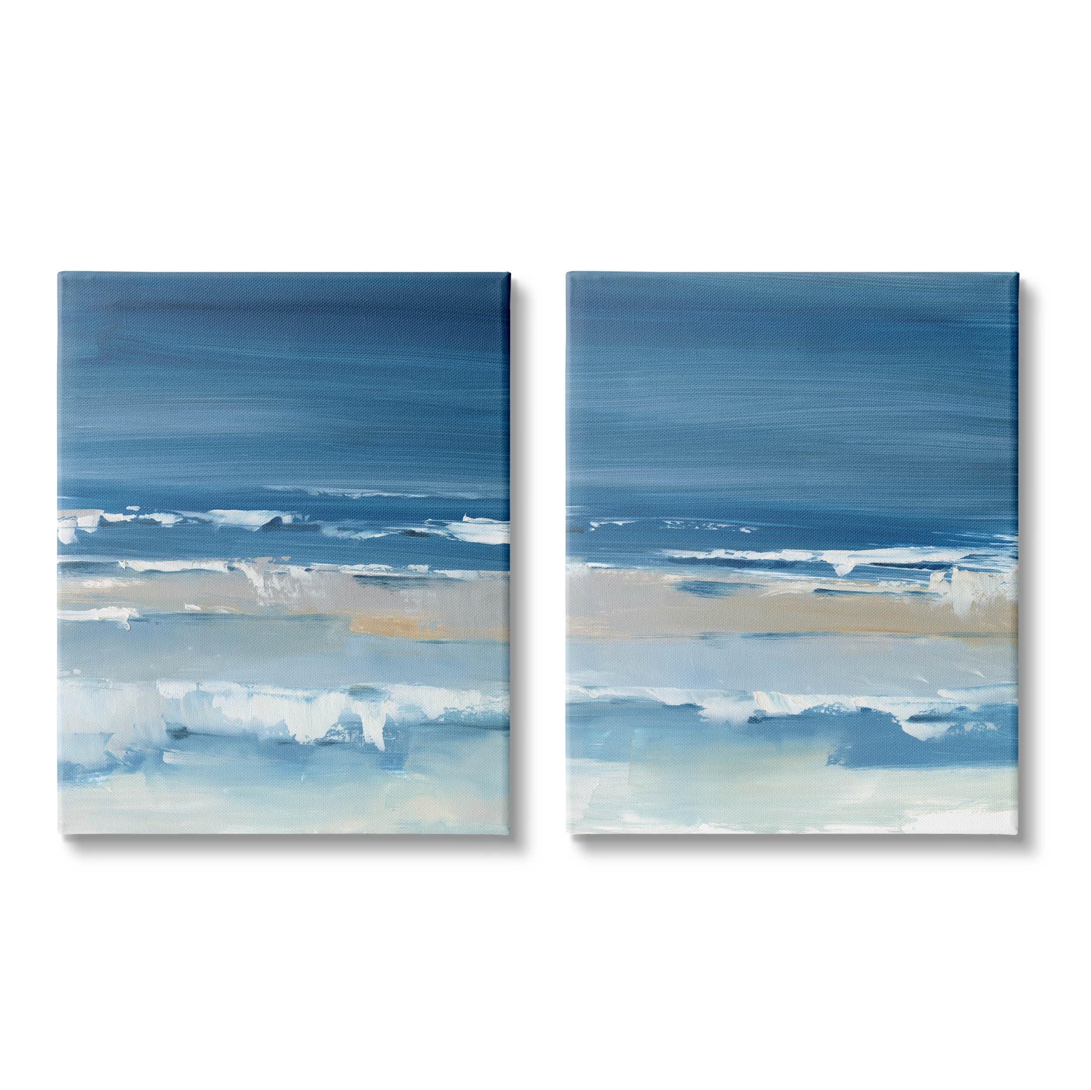 Stupell Industries Crashing Beach Wave Shore, 24" x 30"