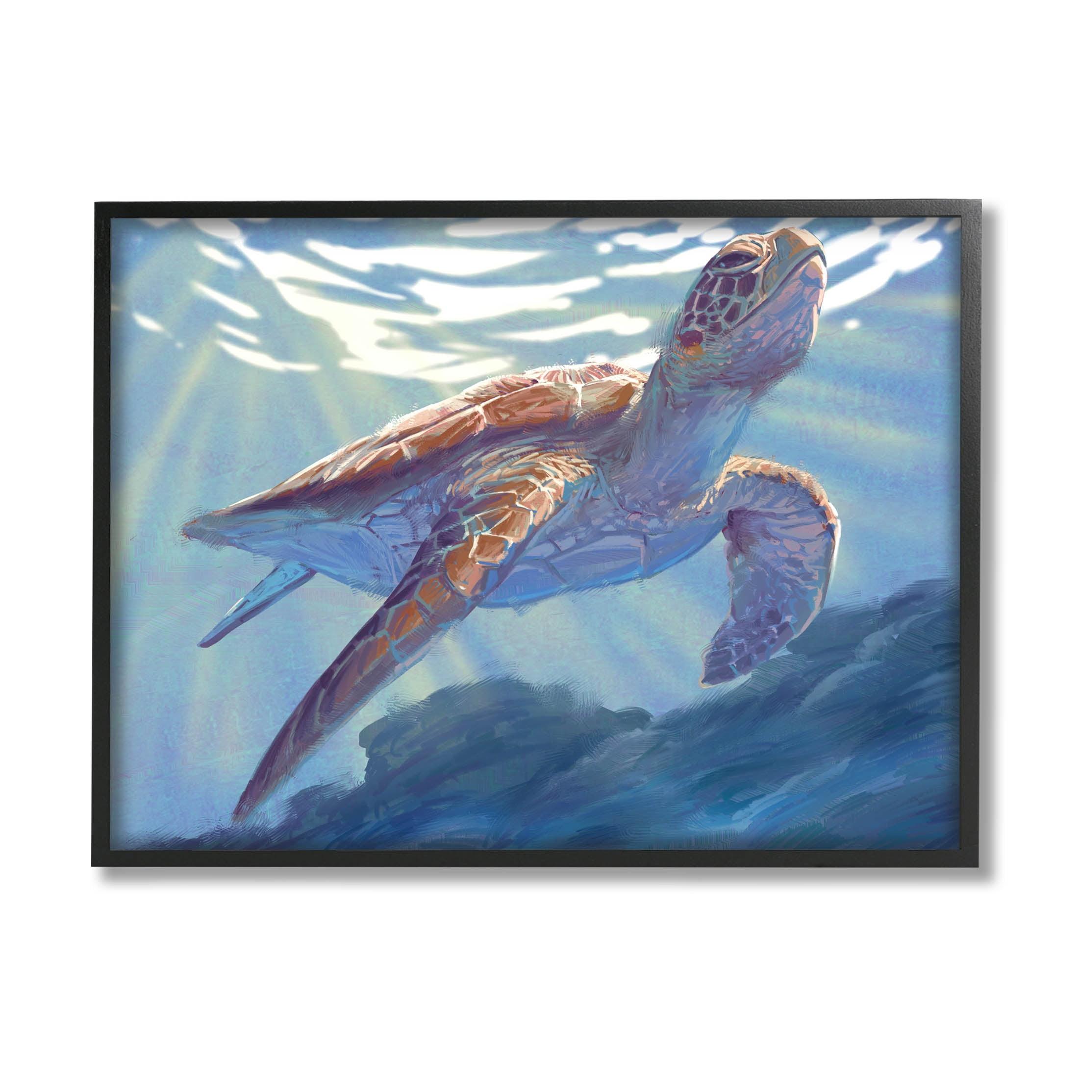 " Deep Ocean Sea Turtle " by Ziwei Li