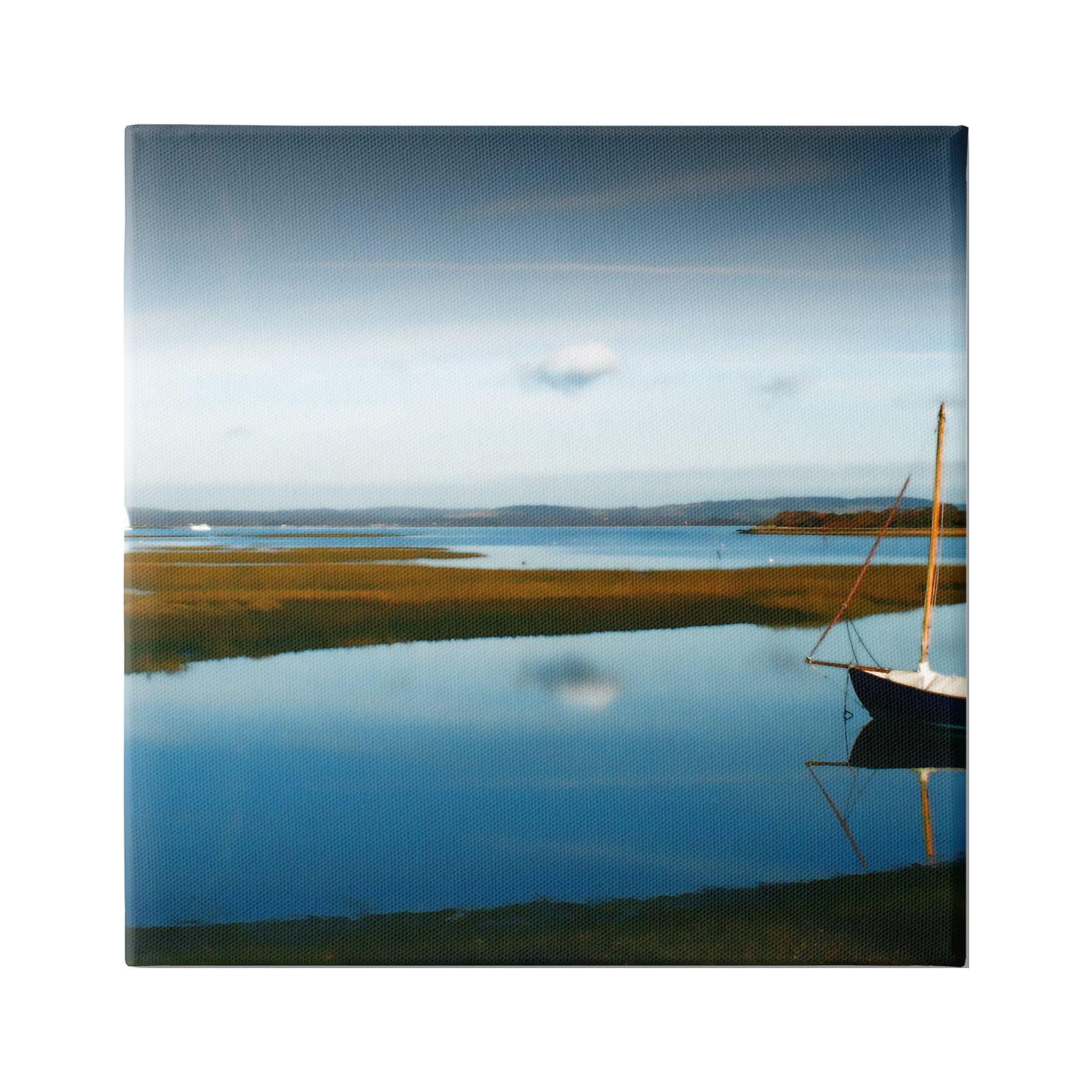 Stupell Industries " Dreamy Boat Floating Cloud Reflection Grassy Shore " by Noah Bay