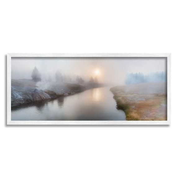 Stupell Industries " Foggy River At Dawn " by Lena Owens