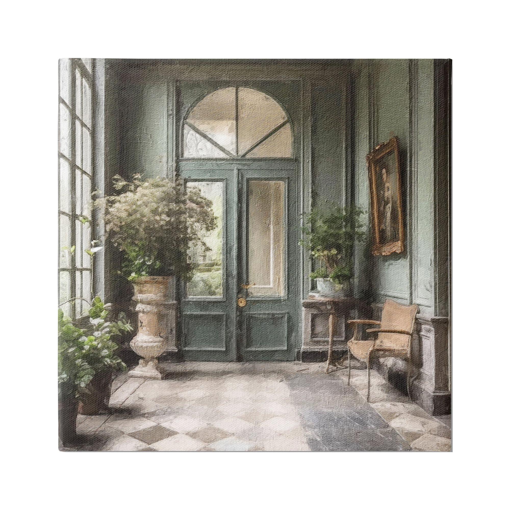 Stupell Industries " Green French Architecture " by Riley B