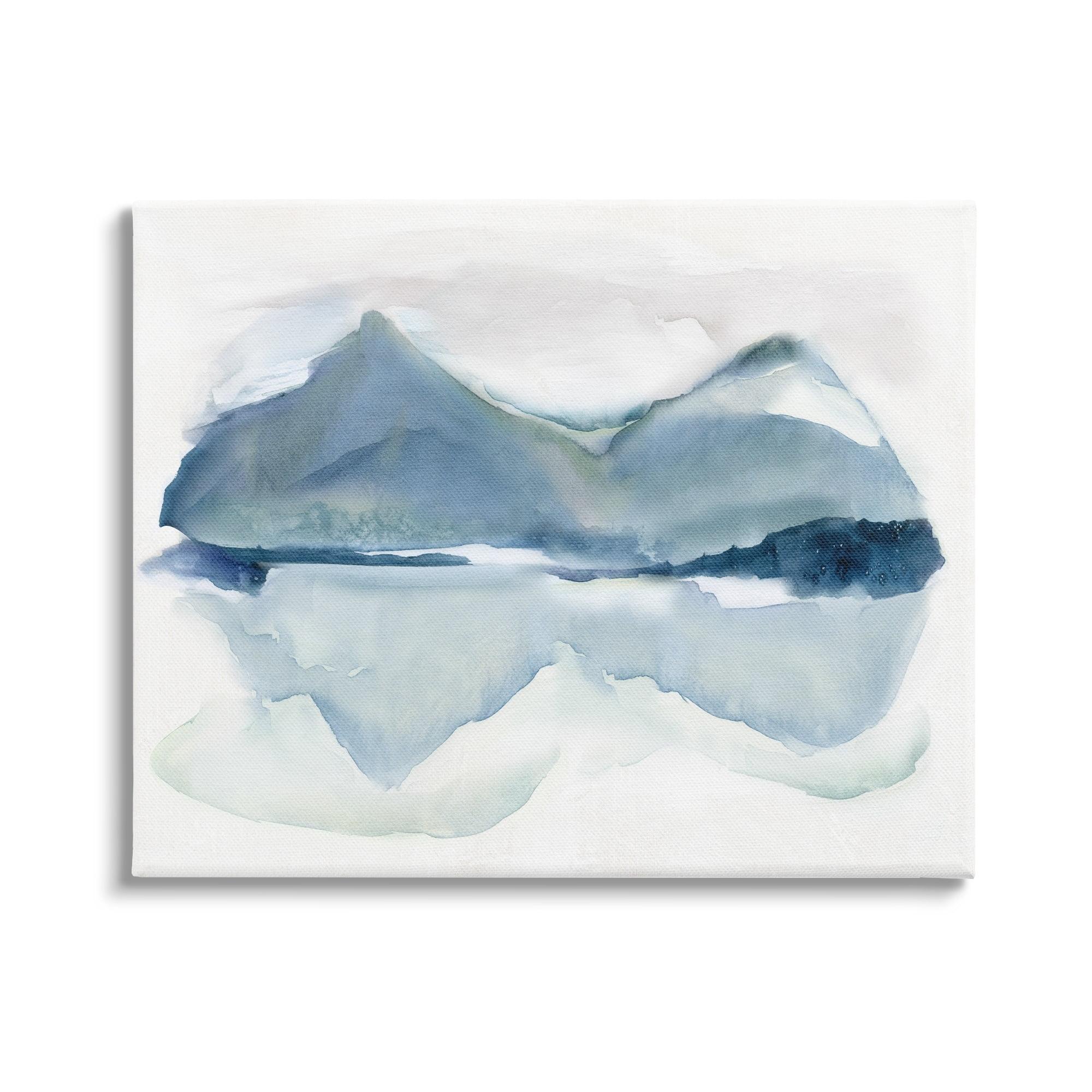 Stupell Industries " Iceberg Mountain Water Glacier Reflection Abstract Landscape " by Carol Robinson