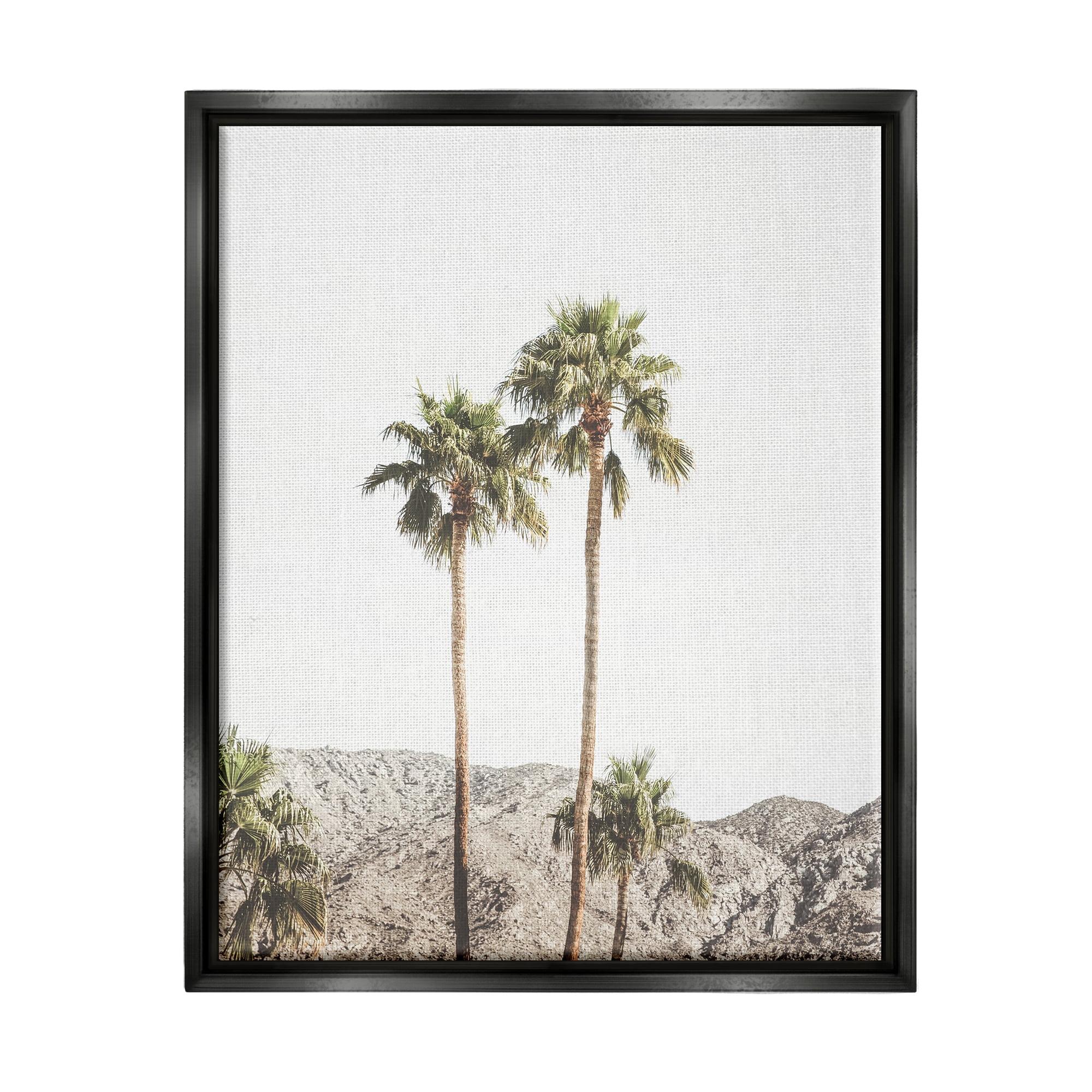 Stupell Industries " Looming Palm Trees Photography " by Sisi And Seb