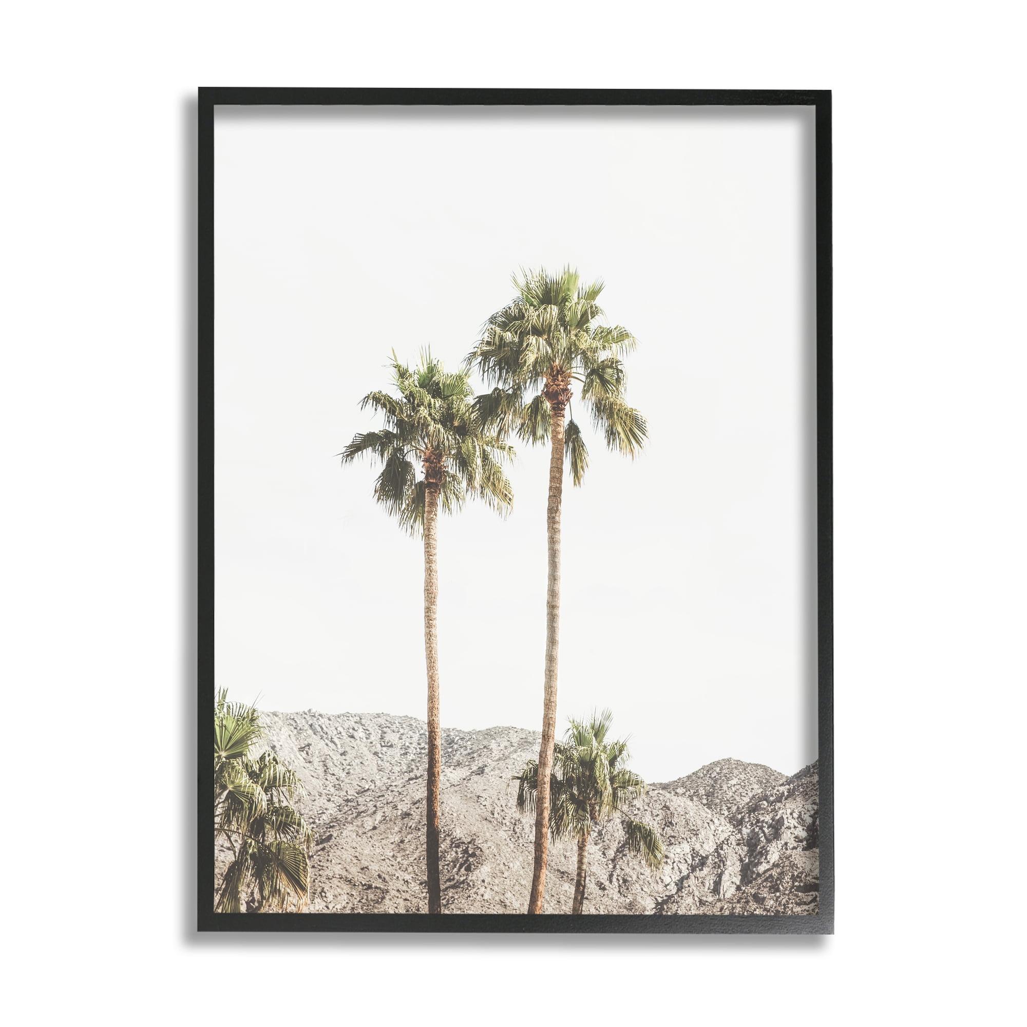 Stupell Industries " Looming Palm Trees Photography " by Sisi And Seb