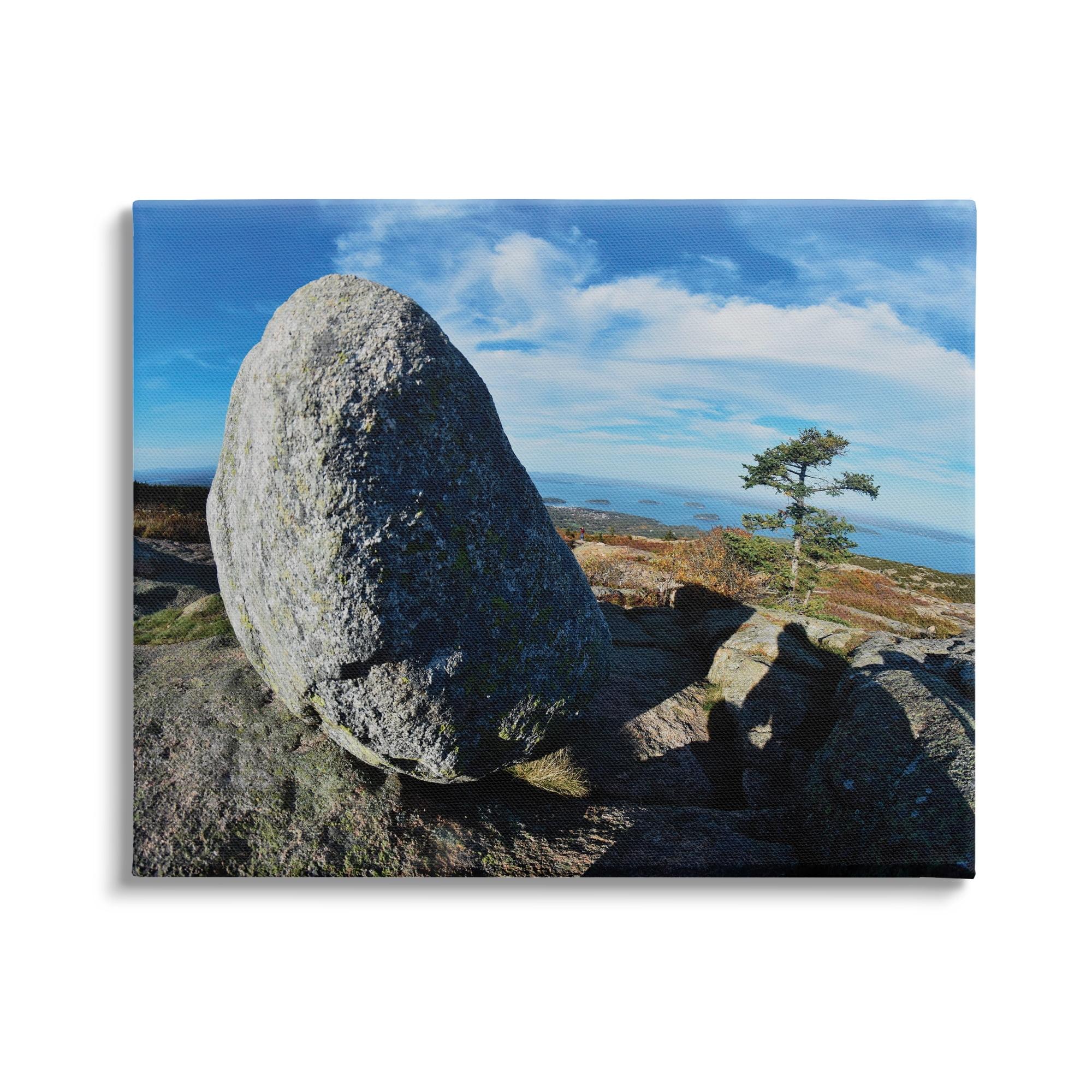 Stupell Industries Mountain View Landscape Nature Photography Gallery Wrapped Canvas Print Wall Art, 30 x 24