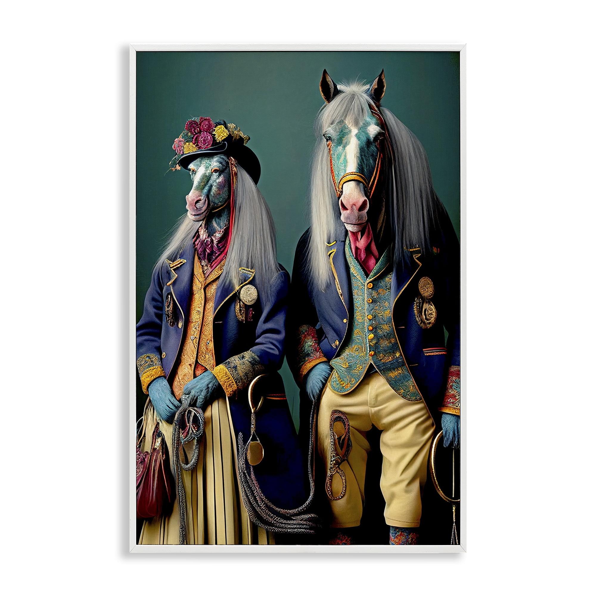 Stupell Industries Old Fashioned Horses Giclee Art by Sasha