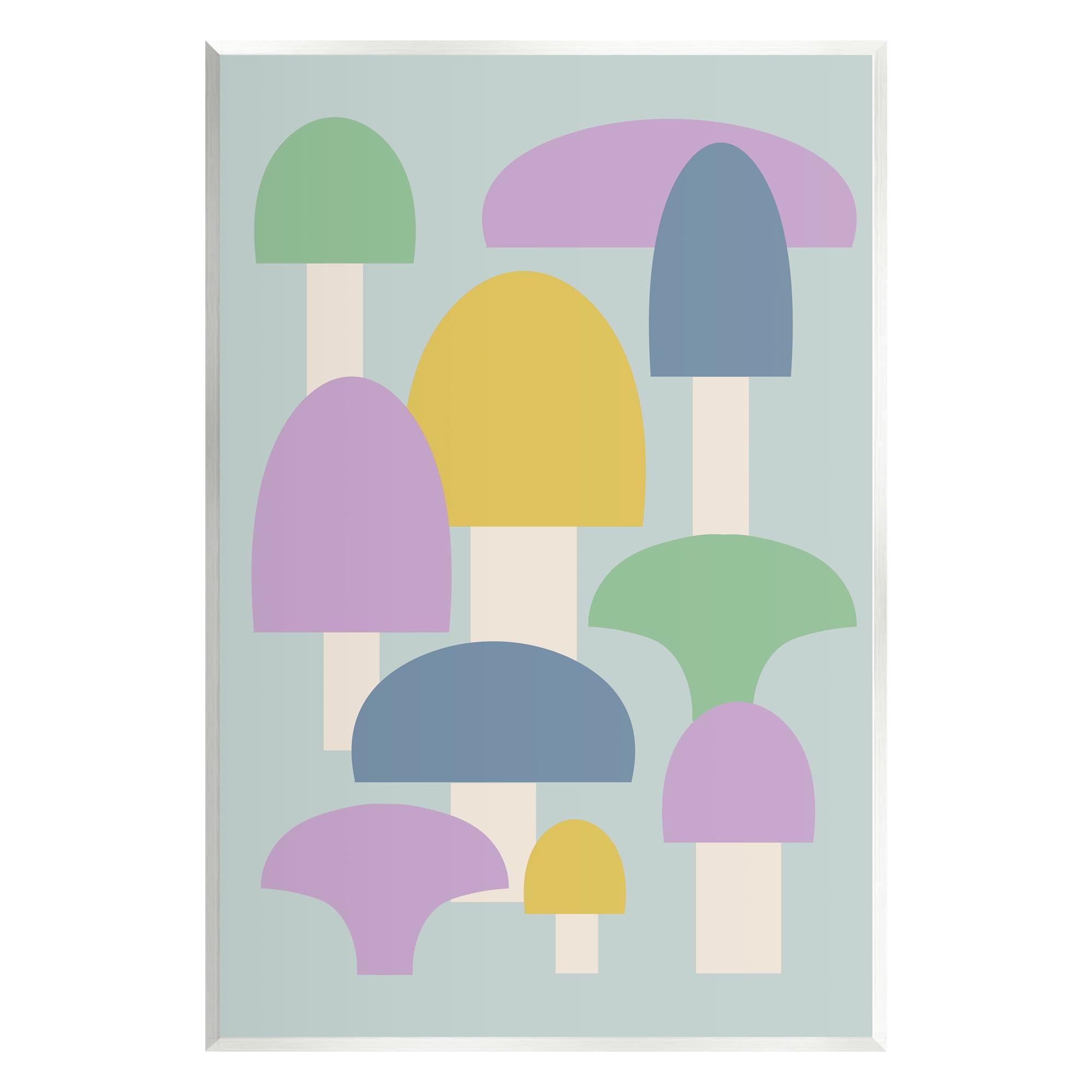 " Pastel Mushroom Shapes " by Lil' Rue