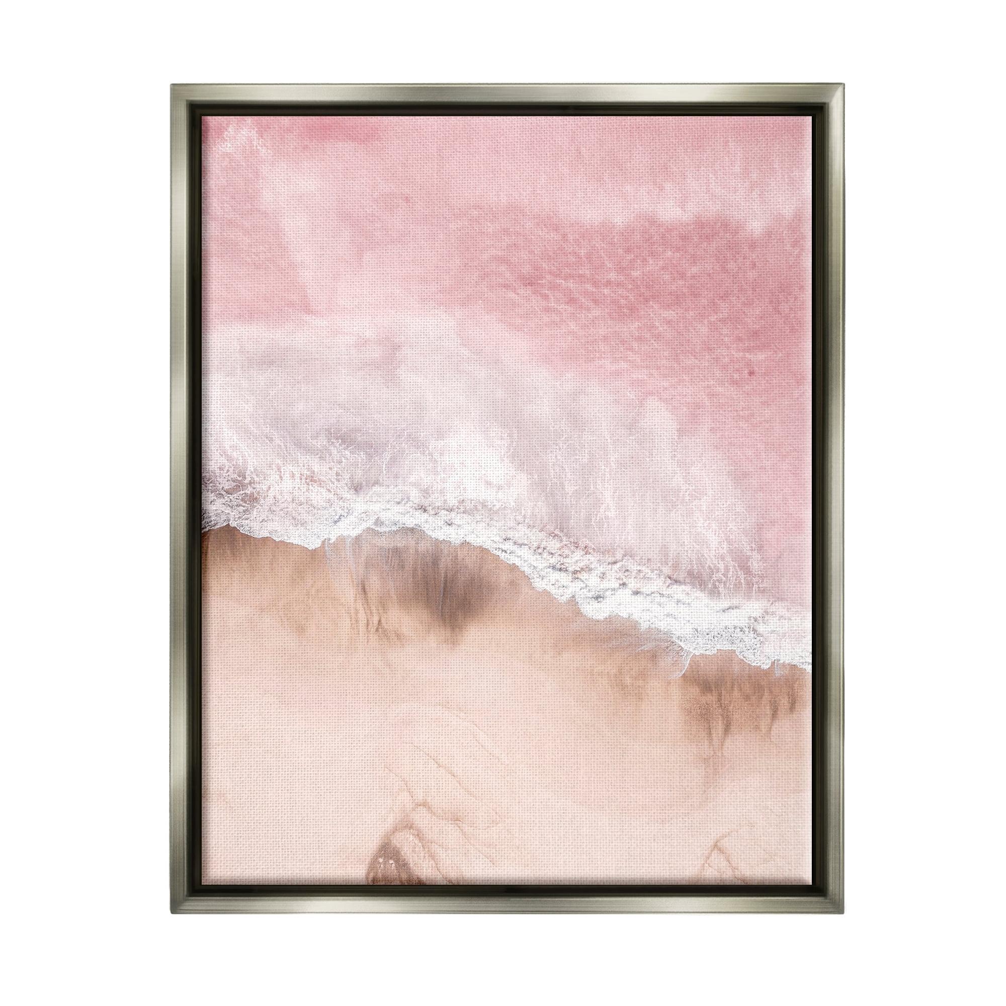 Stupell Industries " Pink Sea Beach Shore " by Sisi And Seb