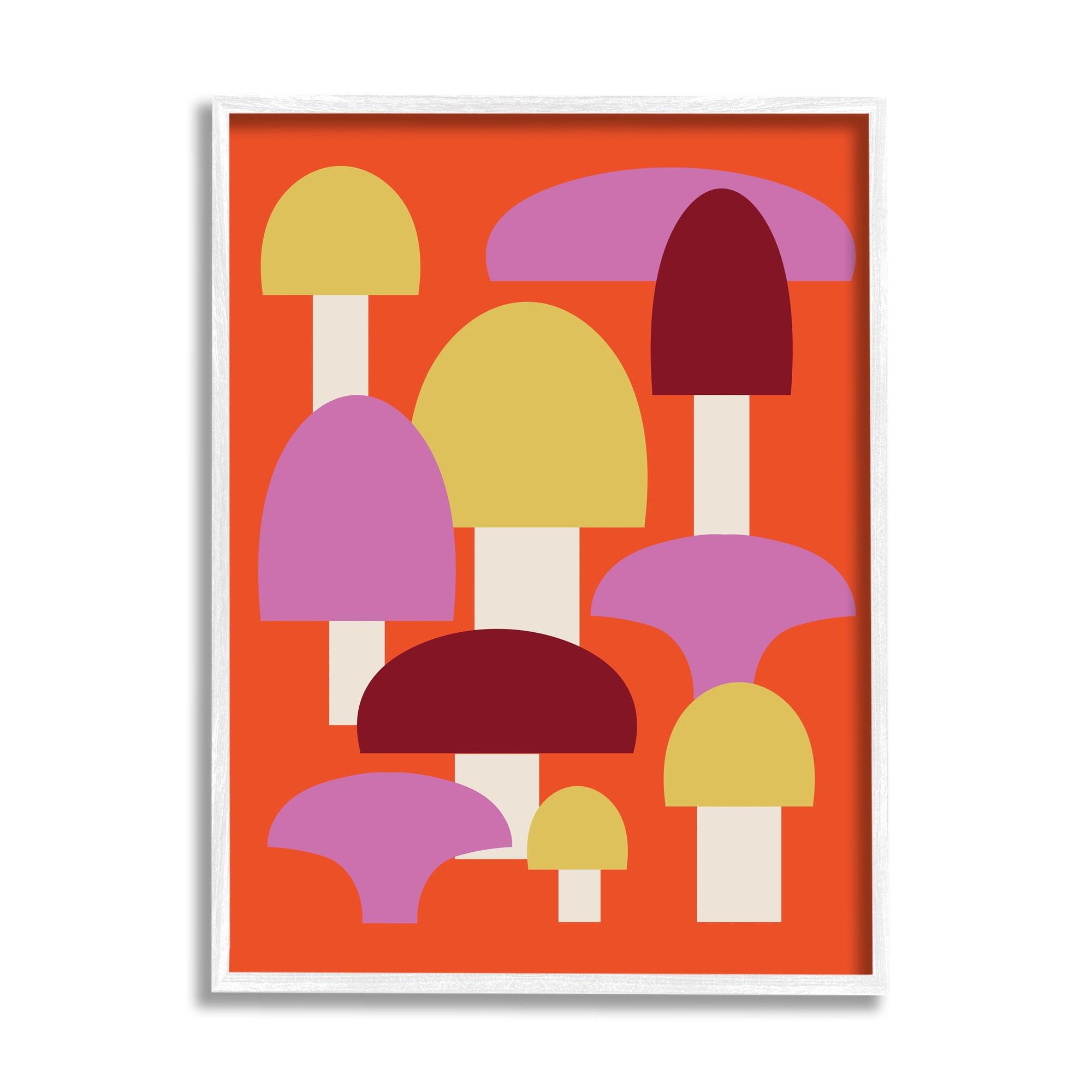 Stupell Industries " Pop Style Mushrooms " by Lil' Rue