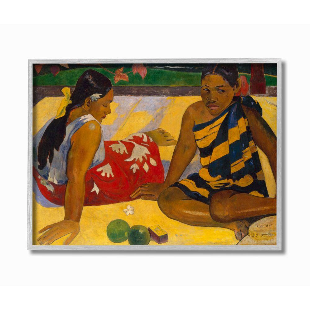 Stupell Industries " Resting Portraits Native Figures Classic " by Paul Gauguin