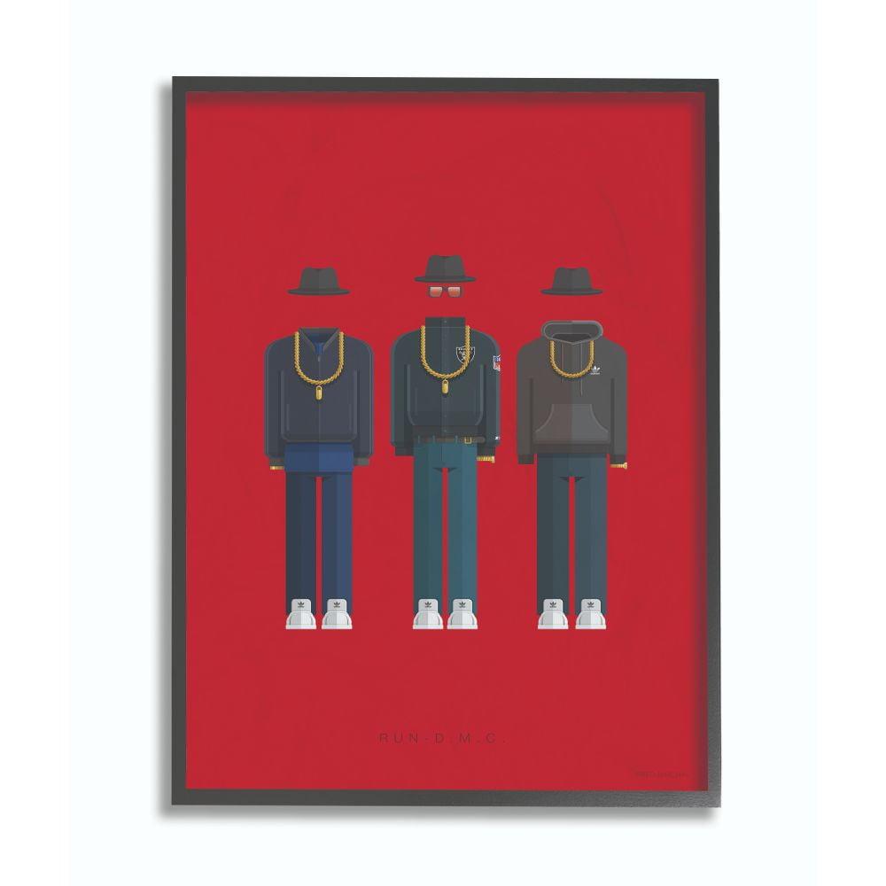 Run DMC Red Canvas Print with Black Frame, 16 x 20