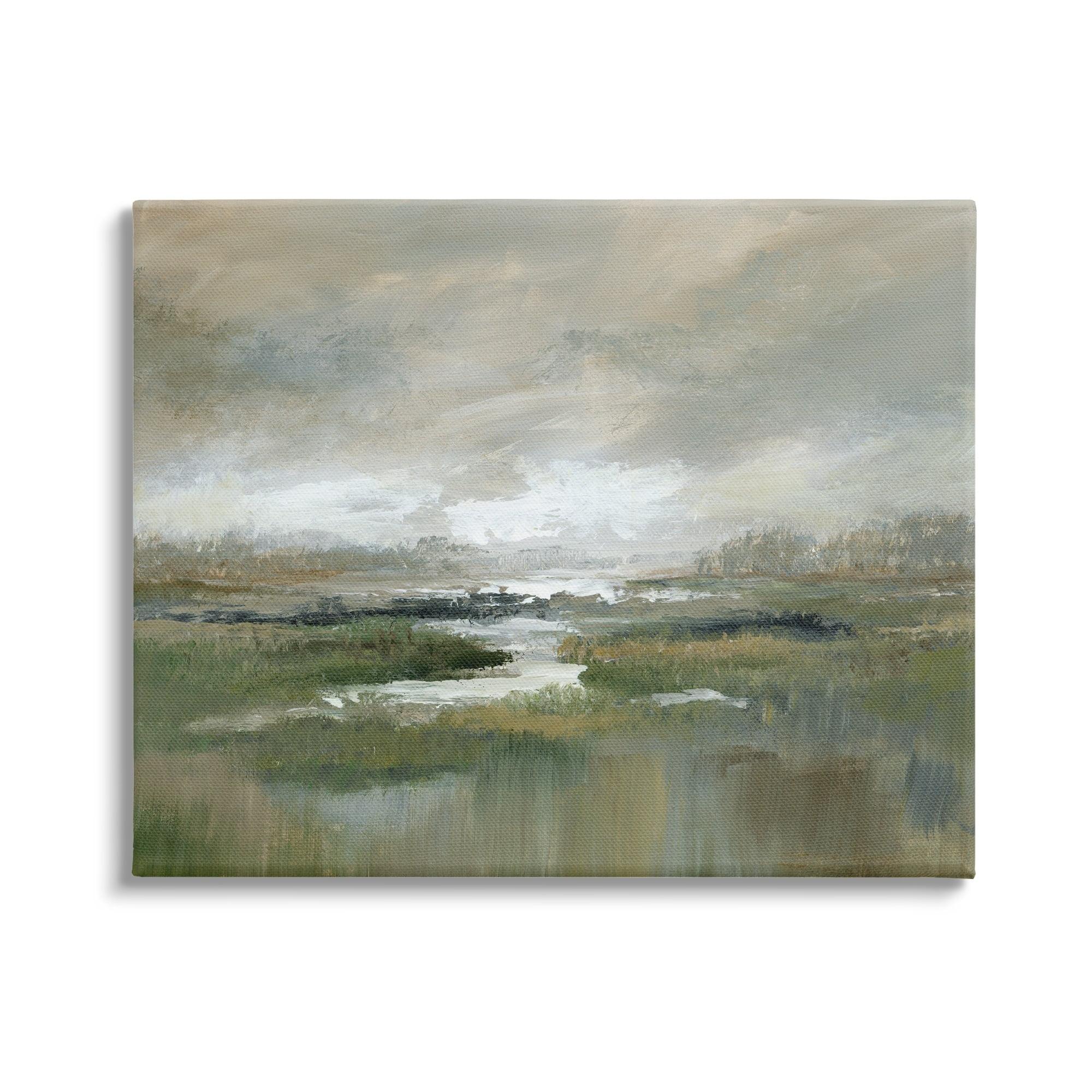 " Rural Stream Nature Landscape " by Nan Painting Print