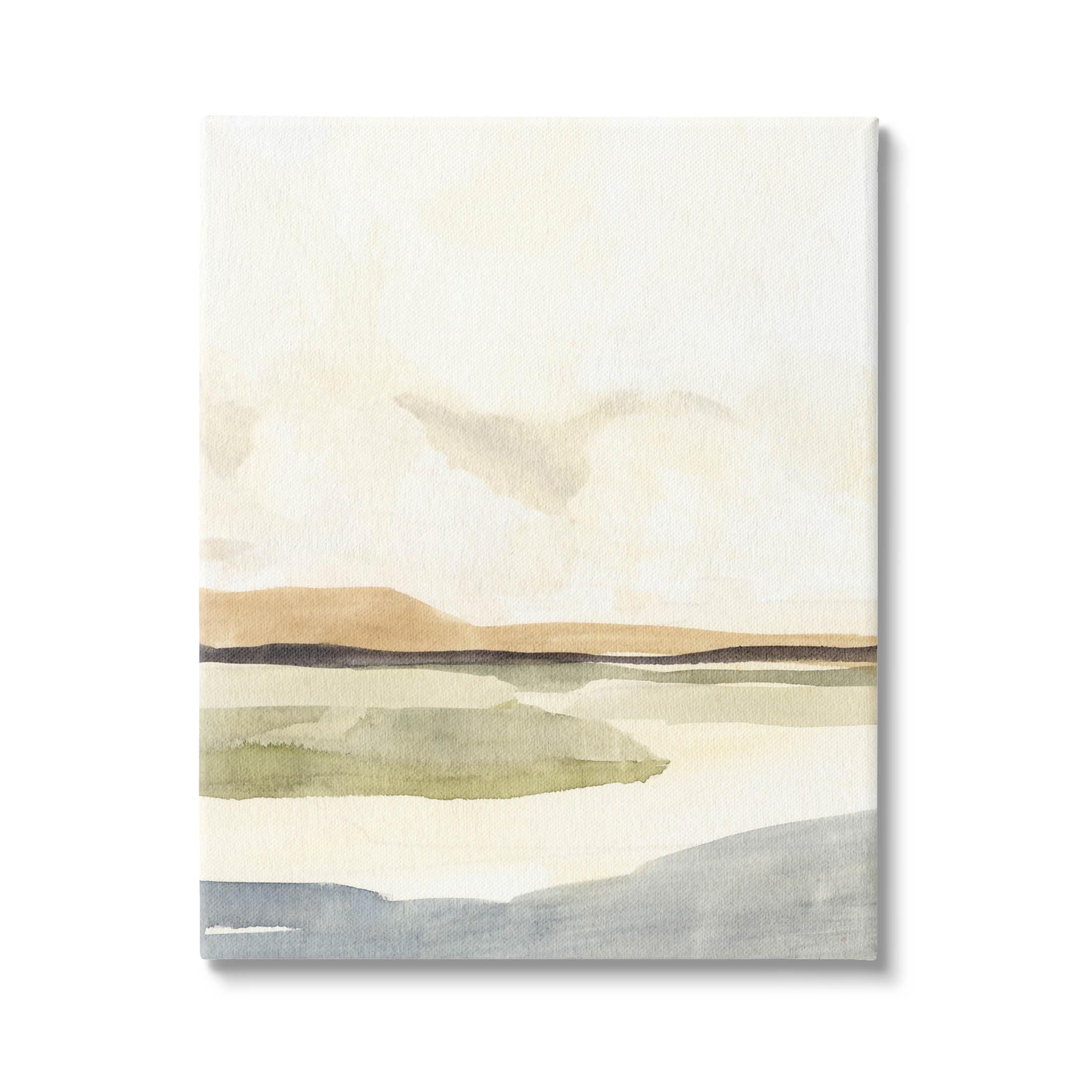 " Scenic River Landscape Sky " by Annie Warren Painting Print