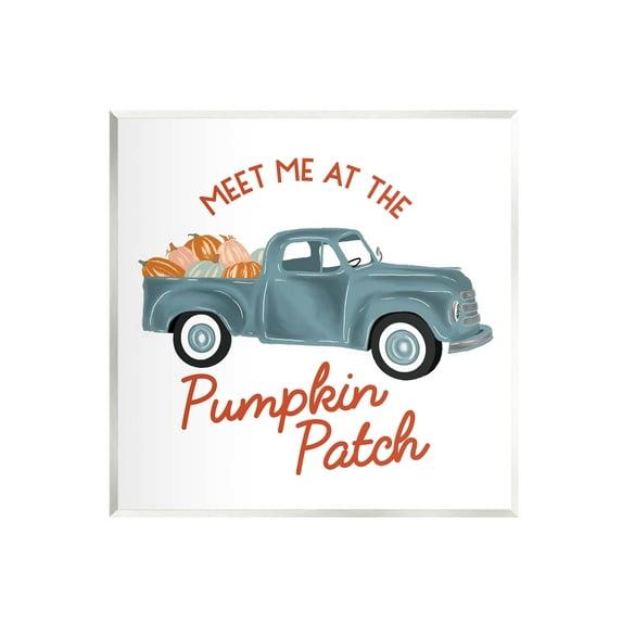 Stupell Industries " Seasonal Meet Me Pumpkin Patch " by Saturday Evening Post