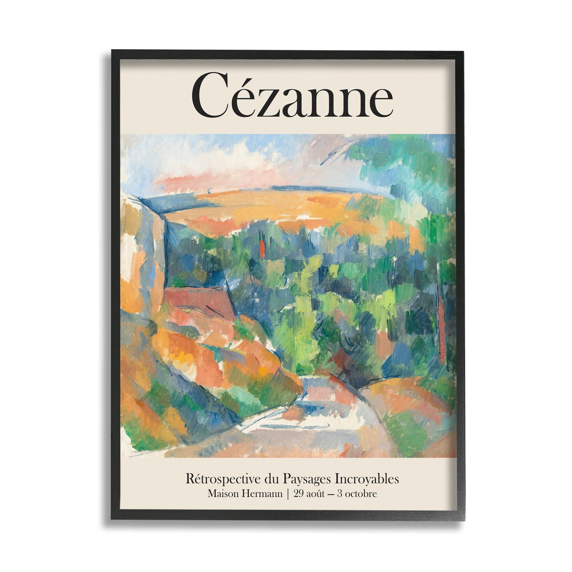 Stupell Industries " Traditional Cezanne Landscape Exhibition Poster " by Jacob Green