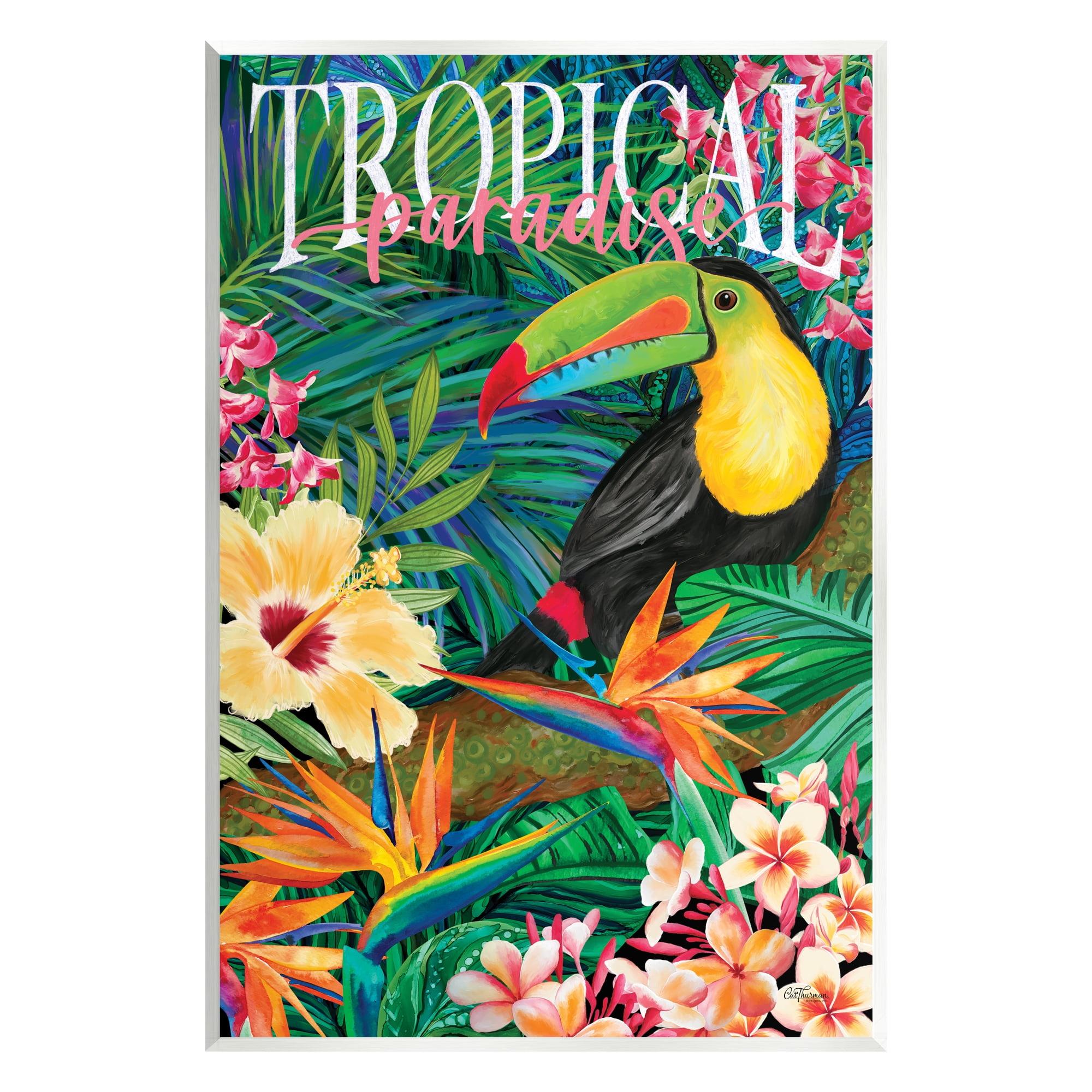 Stupell Industries " Tropical Paradise Toucan "