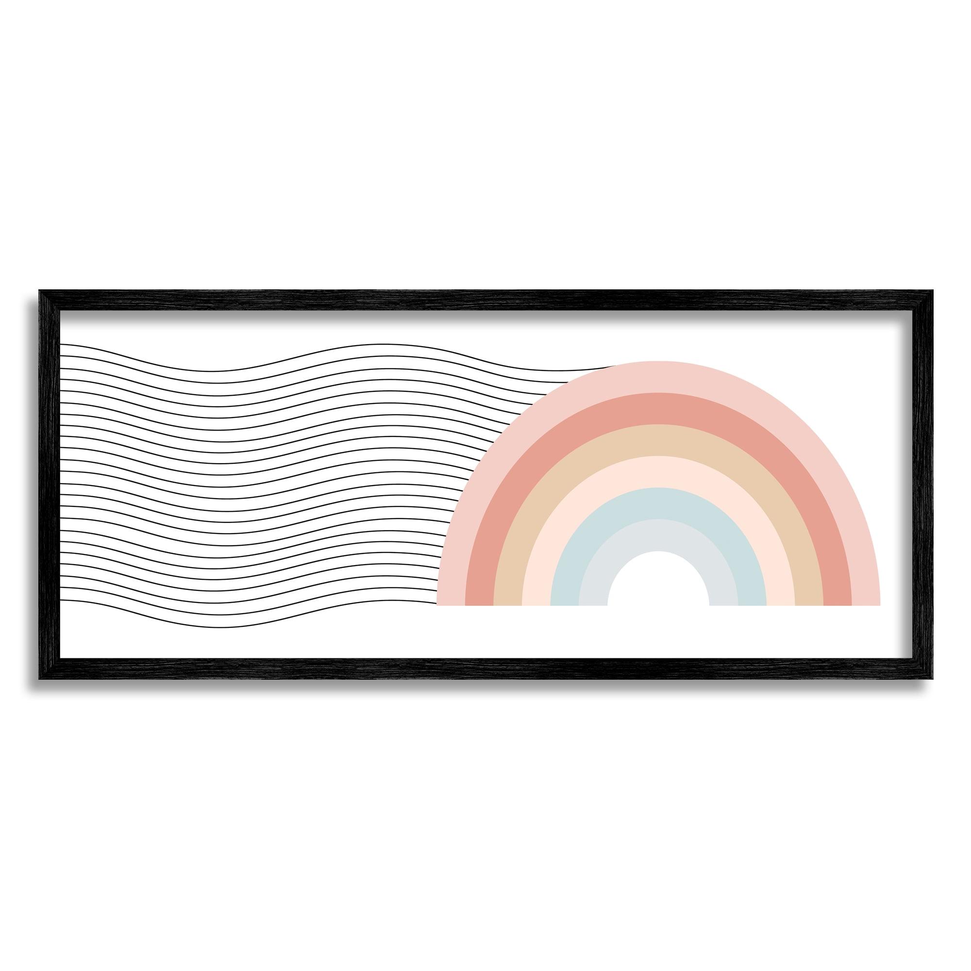 " Wavy Rainbow Pattern "