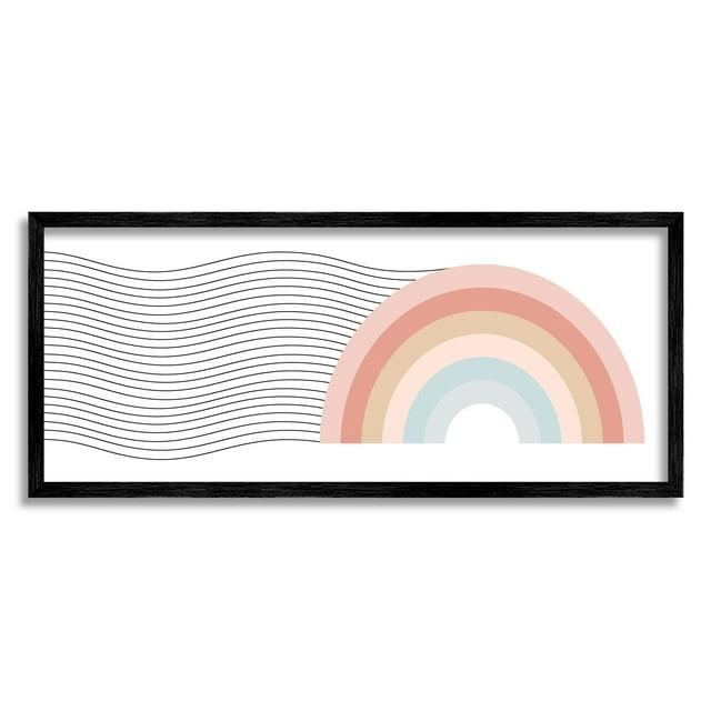 Stupell Industries " Wavy Rainbow Pattern "