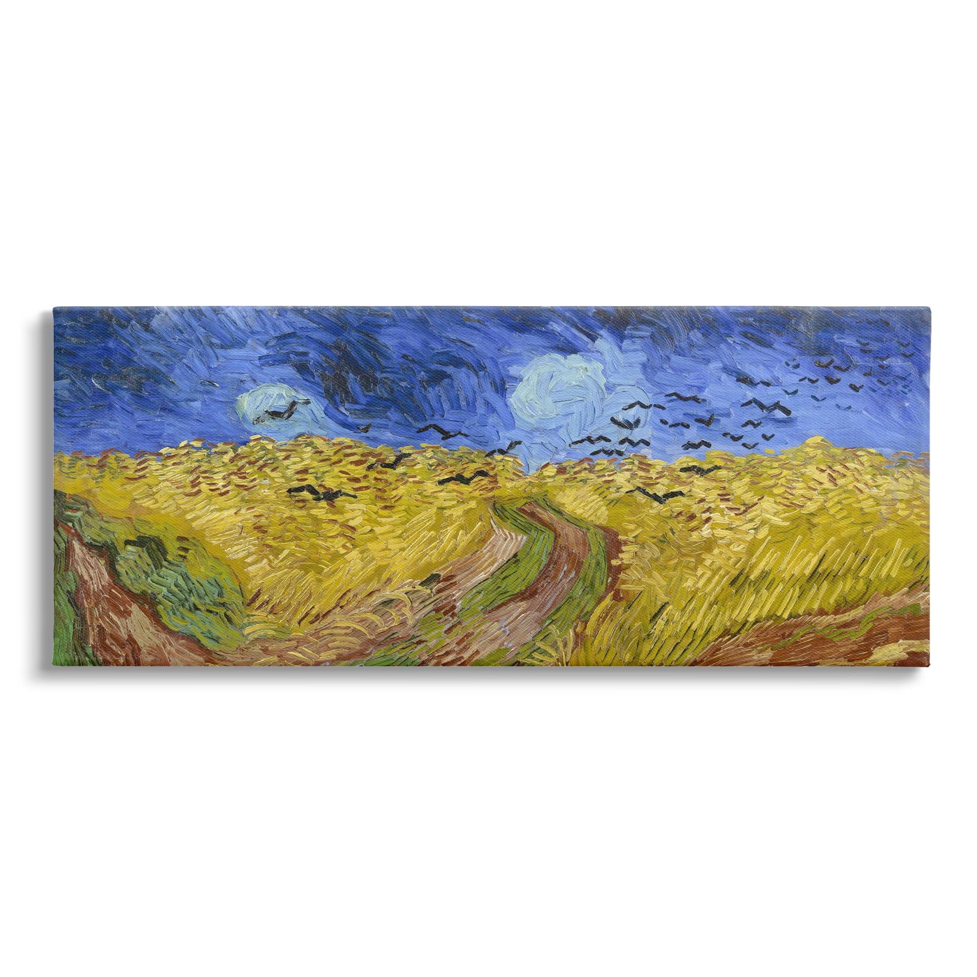 Vincent Van Gogh Wheatfield with Crows Canvas Wall Art