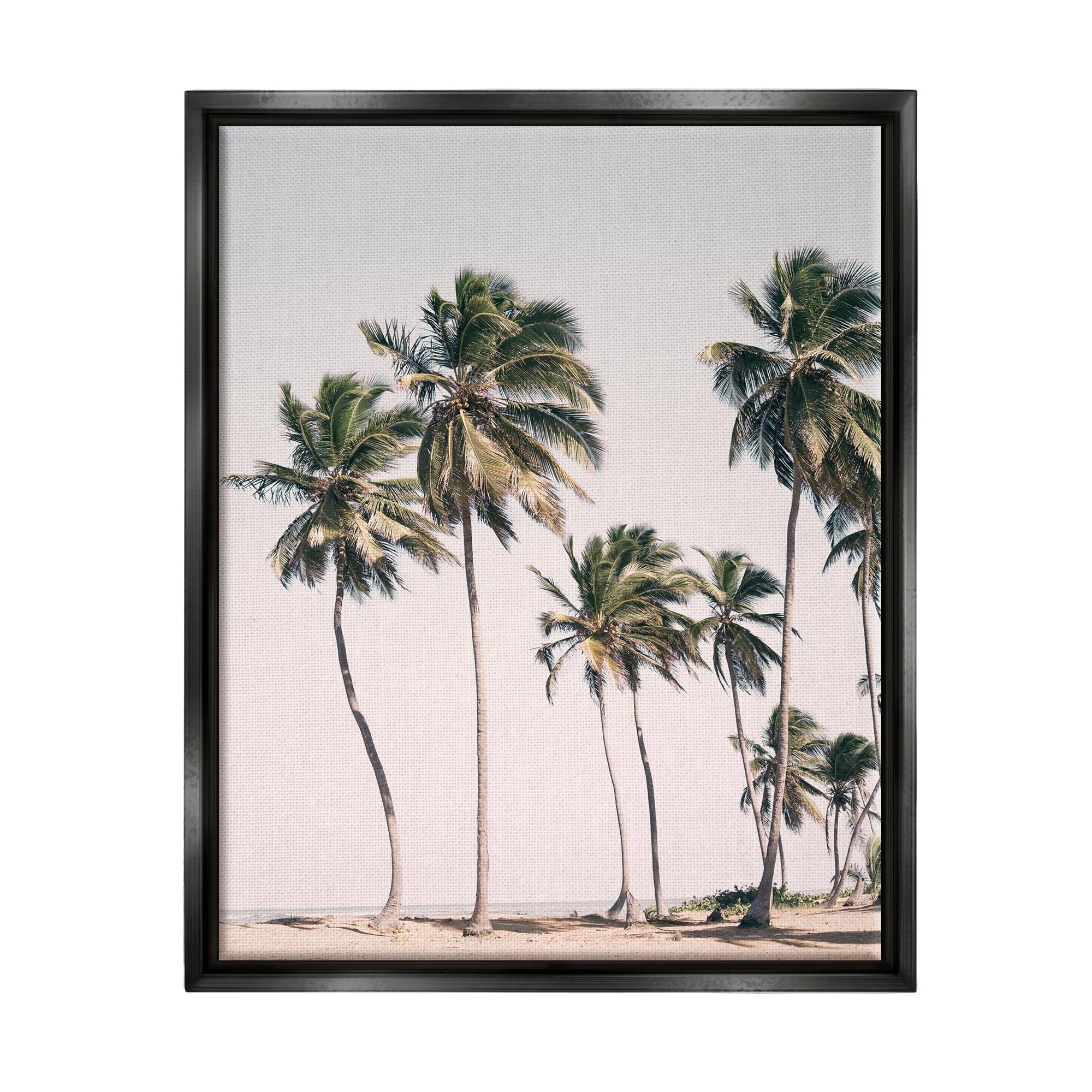 Stupell Industries " Windblown Palm Trees " by Sisi And Seb