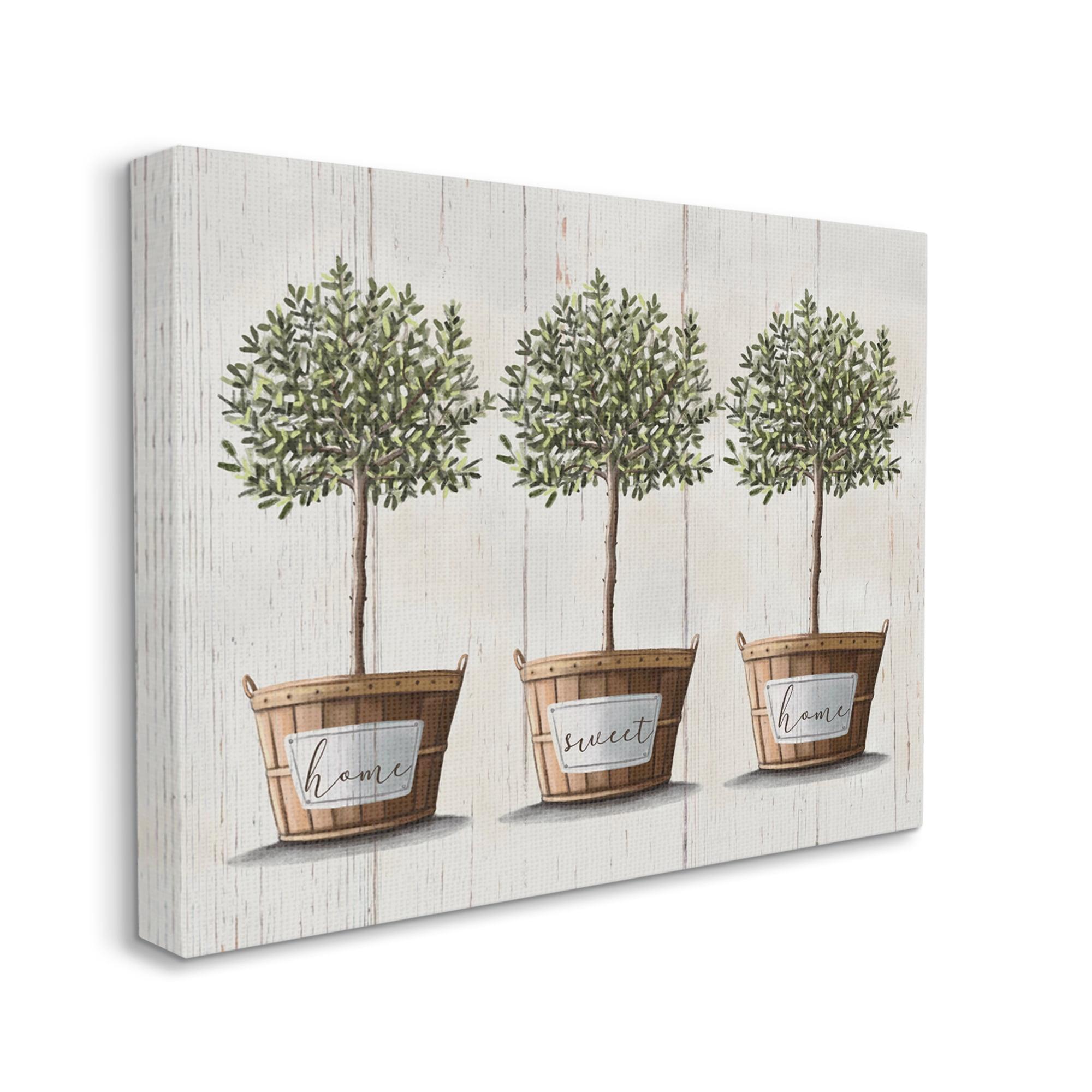 Stupell Industries " Home Sweet Home Fruit Trees "