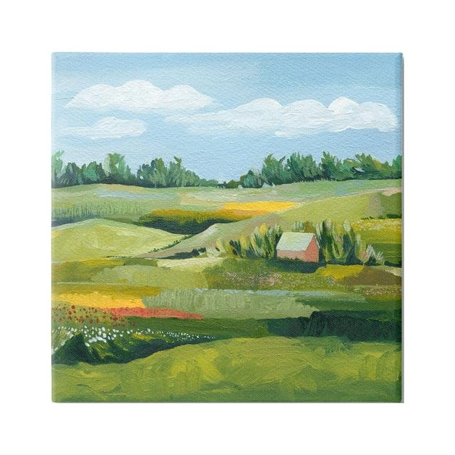 Stupell Industries " Peaceful Farmland Fields Greenery " by Grace Popp
