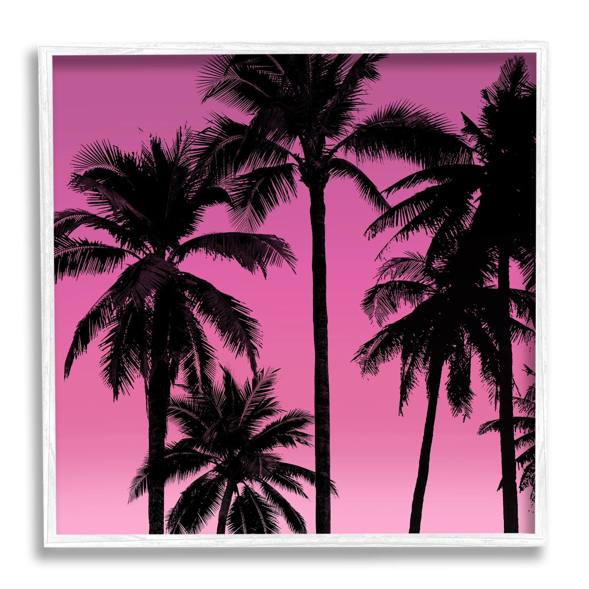 Stupell Industries " Pink Tropical Sunset Palm Trees " by Mia Jensen