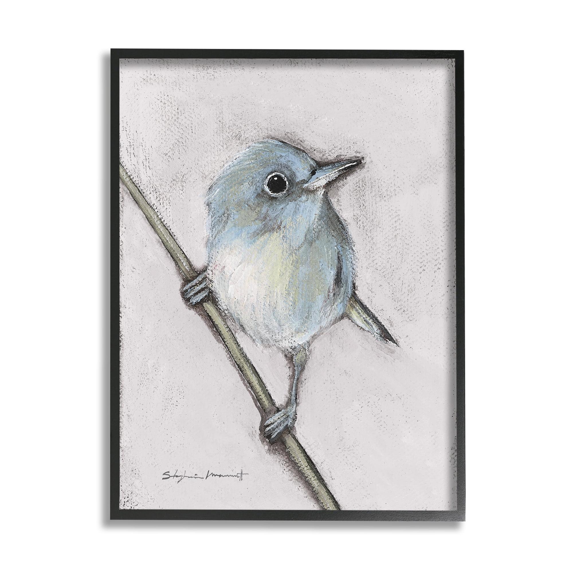 Stupell Industries " Wildlife Perched Bird "
