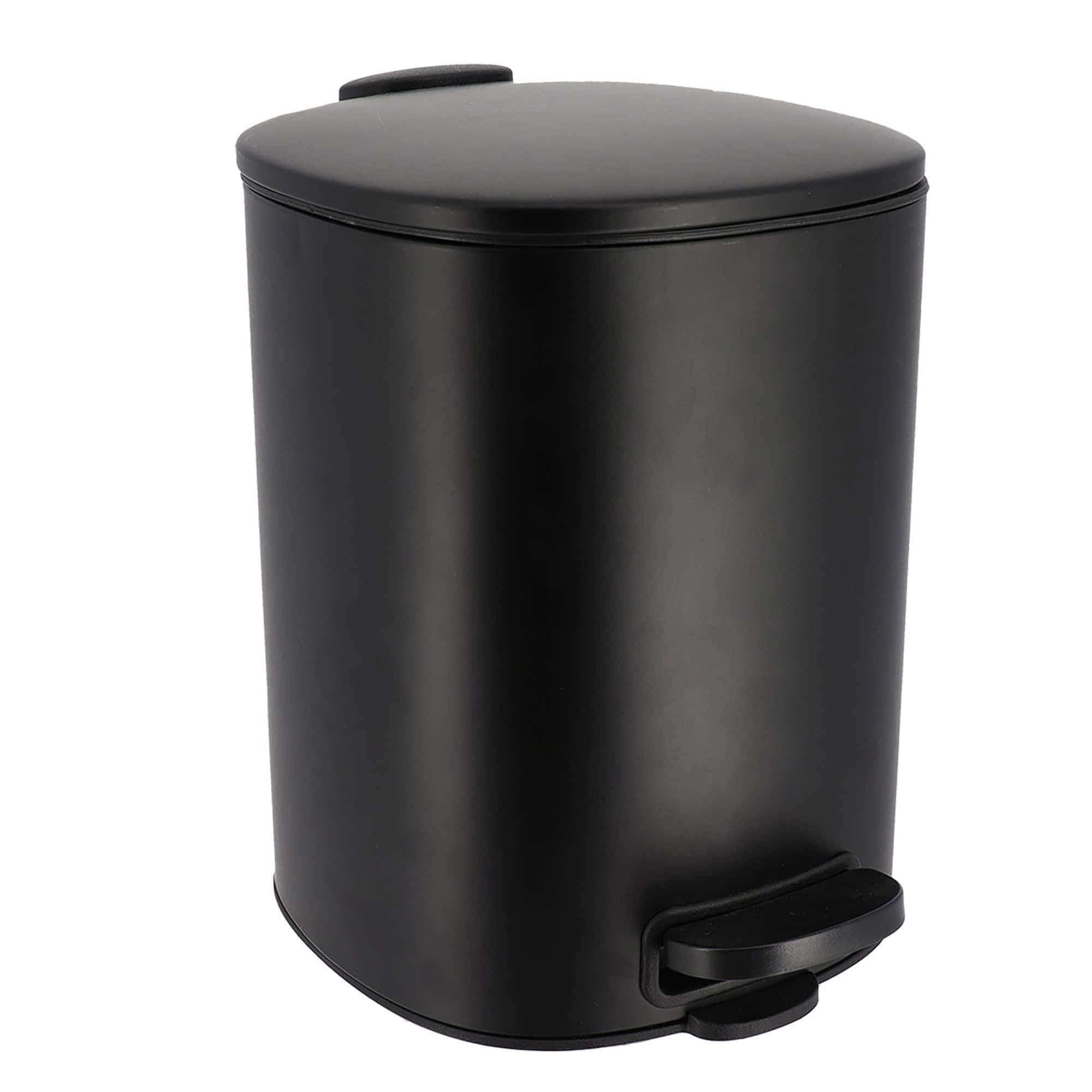 Evideco Mel Metal Step On Kitchen Trash Can - 1.3 Gallons