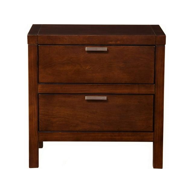 Alpine Furniture Nightstand Carmel, Cappuccino
