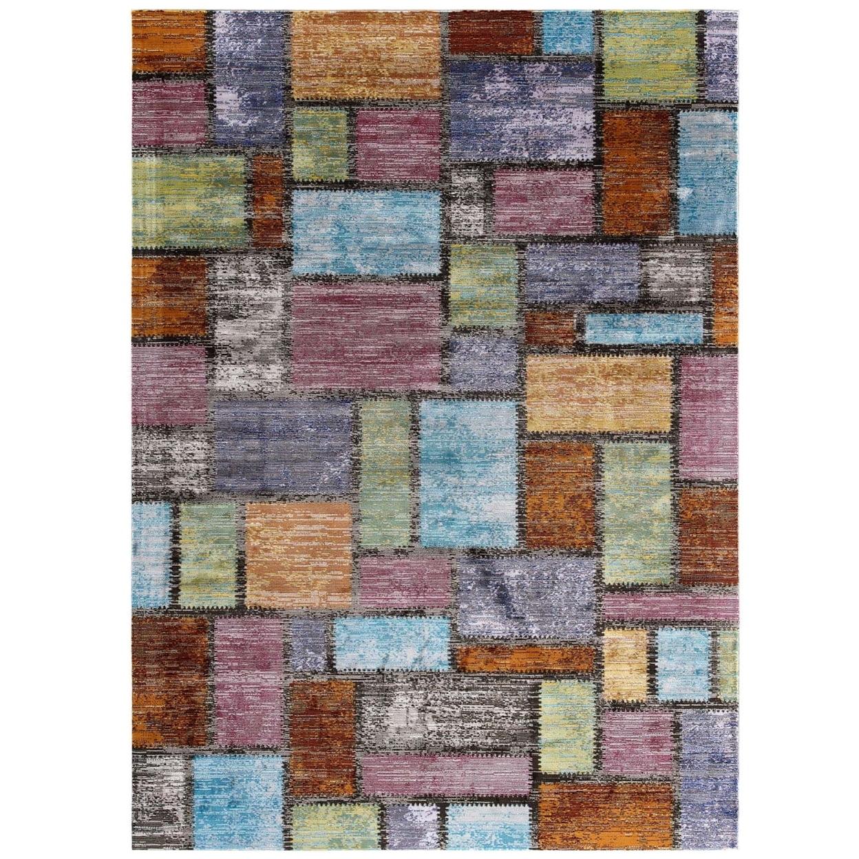 Modway Modway Porch & Den Hobart Abstract Geometric Mosaic Area Rug