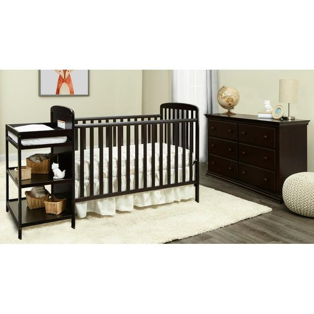 Ramsey 3-in-1 Convertible Crib and Changer Combo