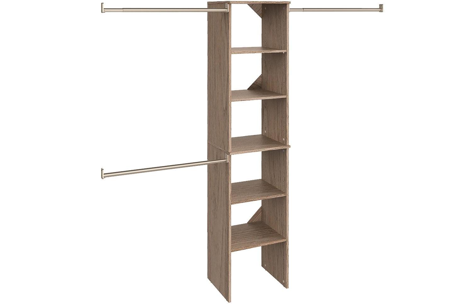 SuiteSymphony 77" to 113" Closet System Starter Kit