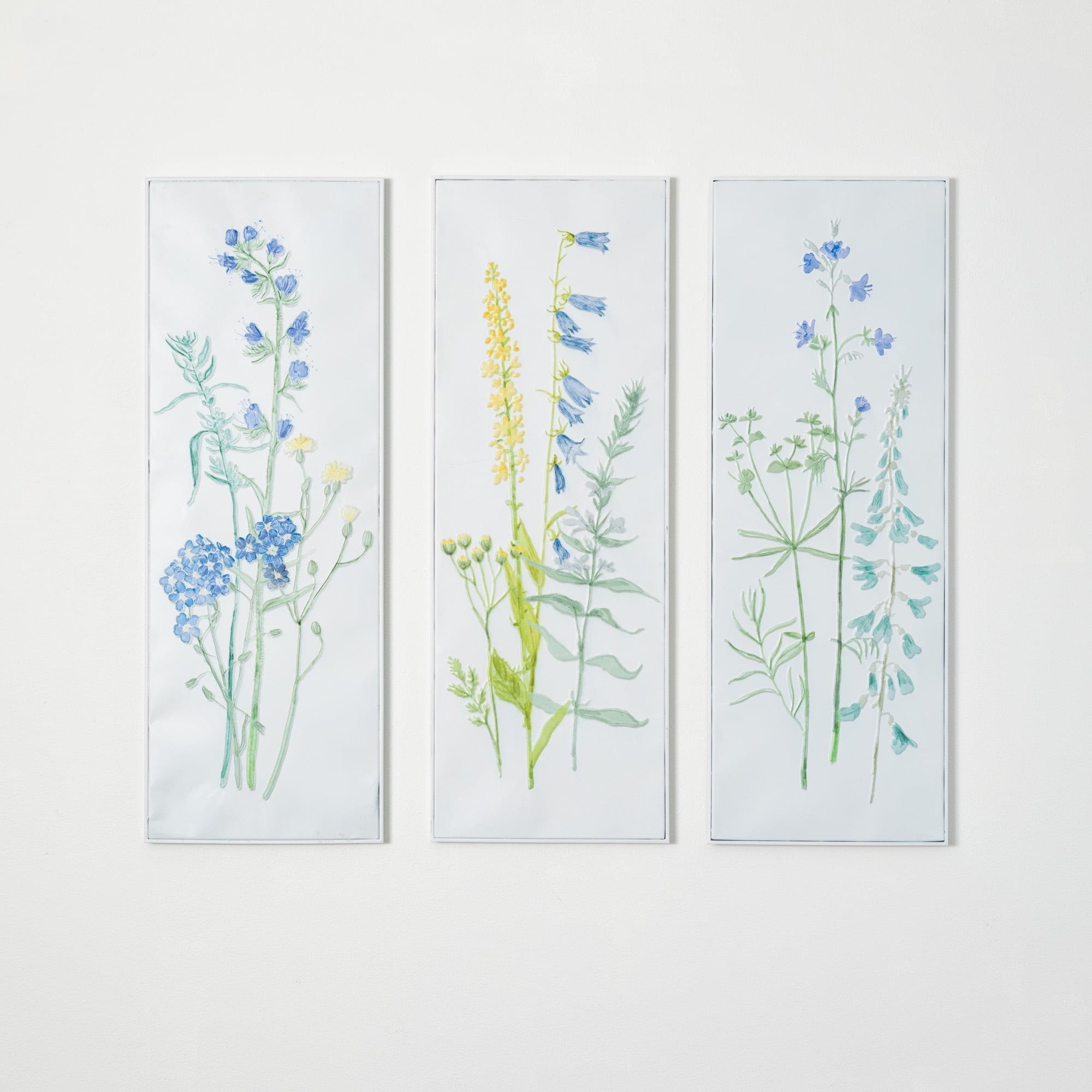 Sullivans Herb Inspired Wall Panel Set of 3, 35.75"H Multicolored