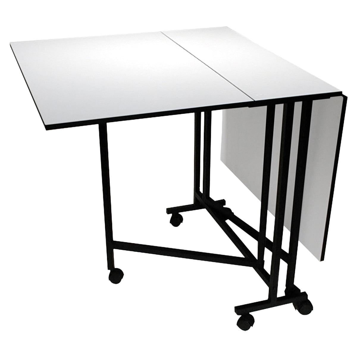 Sullivans Portable Lightweight Locking Storage Sewing Table, Black
