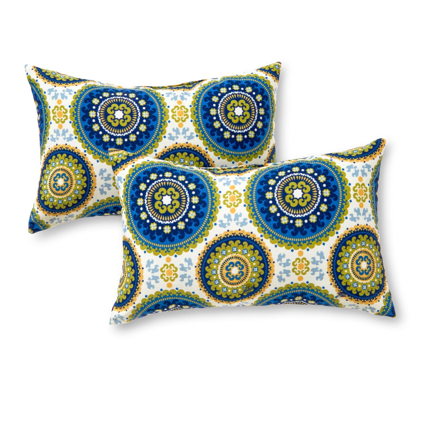 Indoor/Outdoor Reversible Throw Pillow