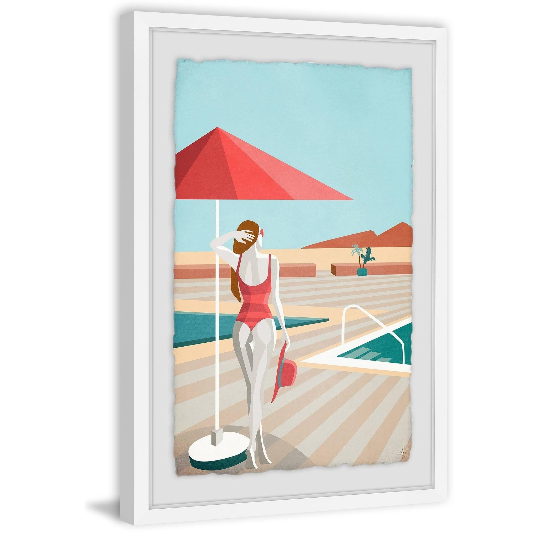 Summer View Ii Framed Painting Art Print, 12.00" x 1.50"
