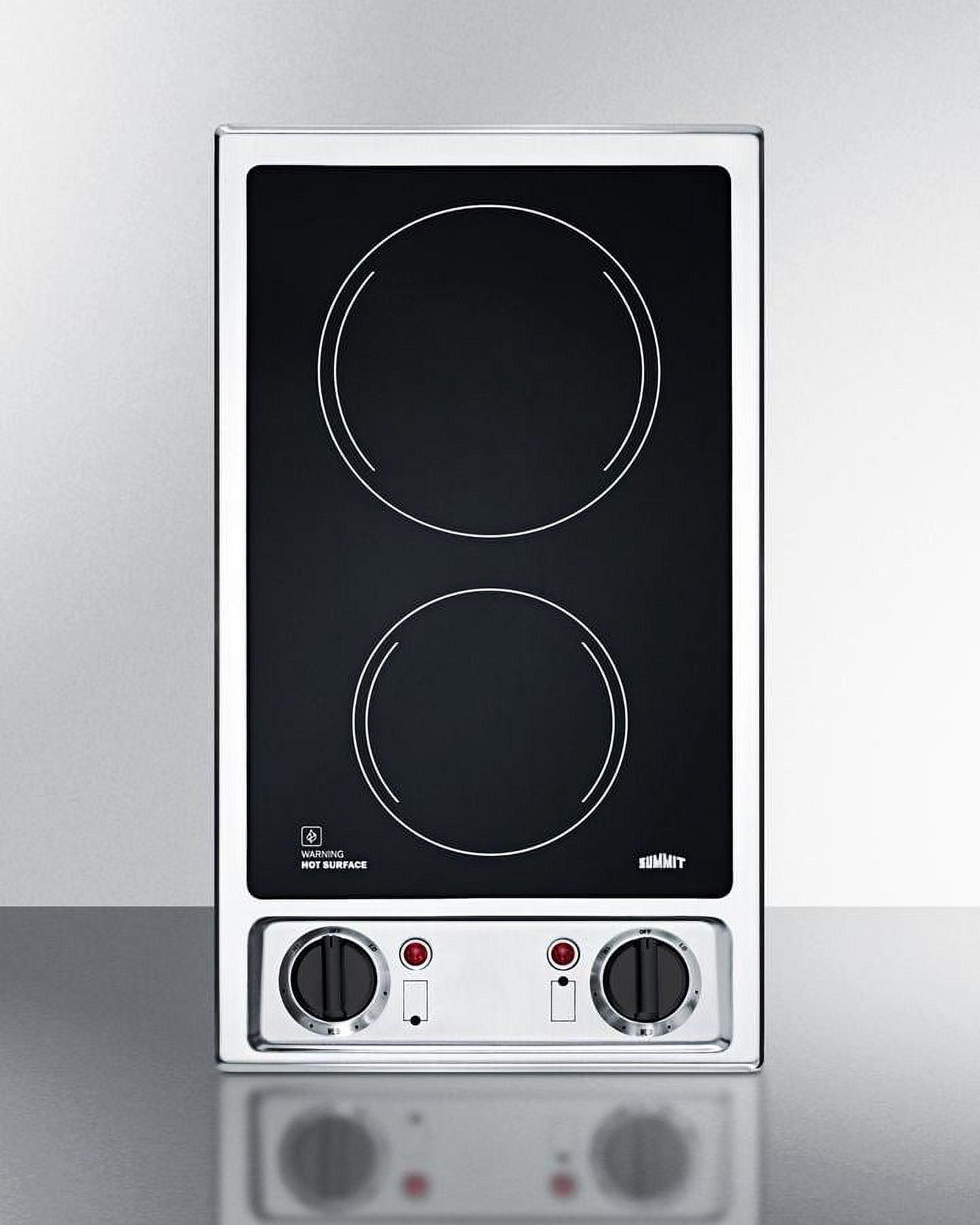 Summit Appliance White Electric Cooktop