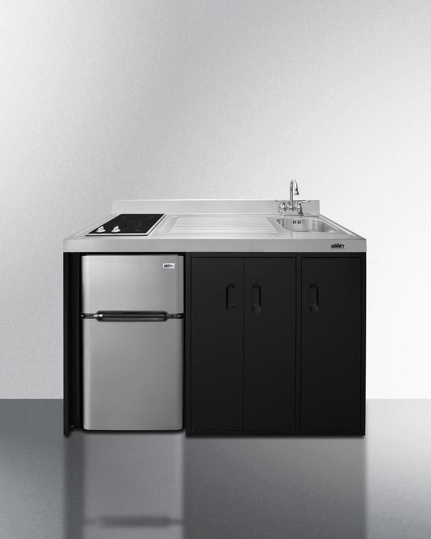Summit Ck54sinkr 54 Inches Wide Kitchenette - Stainless Steel