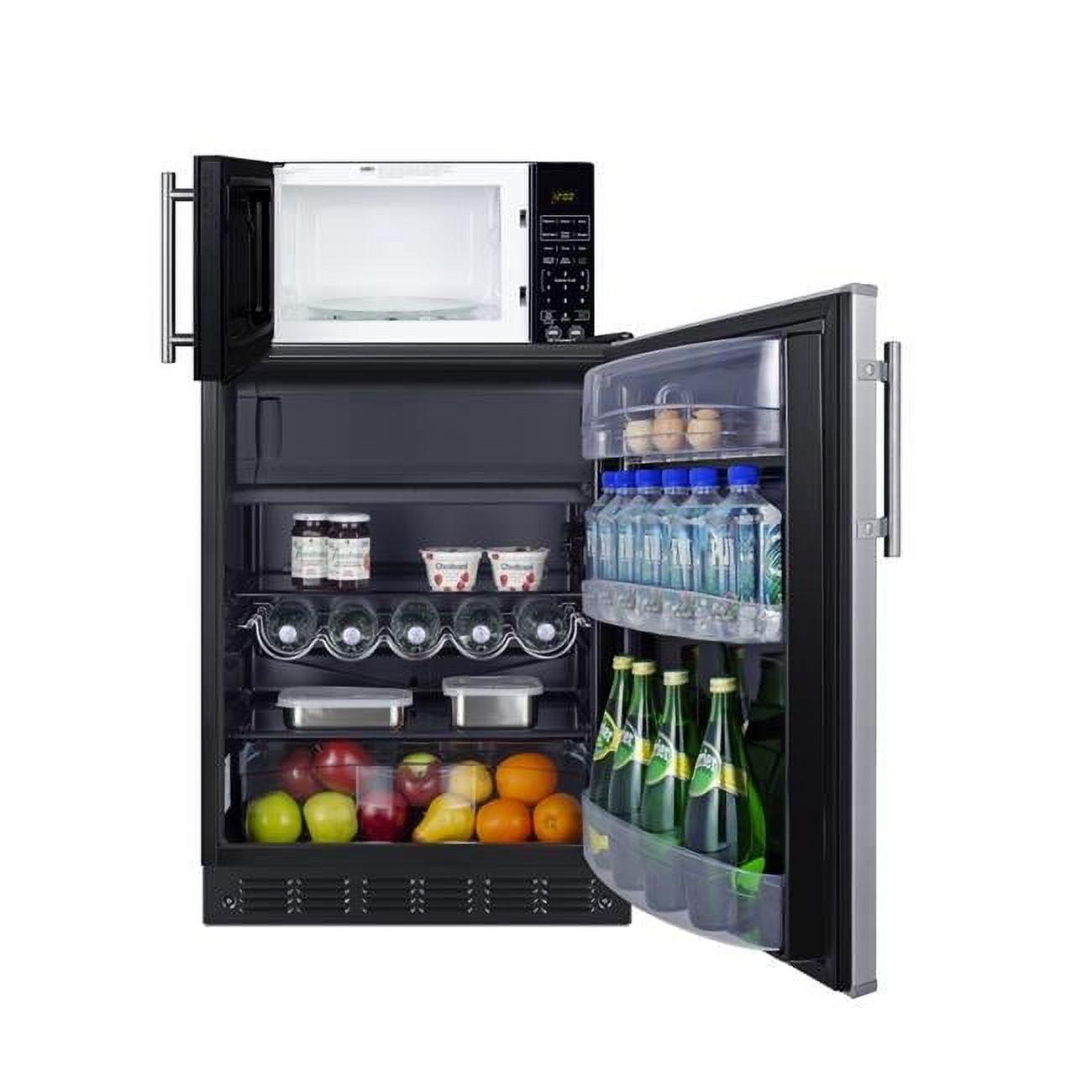 Summit Appliance Summit Appliance 4.9 Cubic Feet Freestanding Mini Fridge with Freezer and Microwave