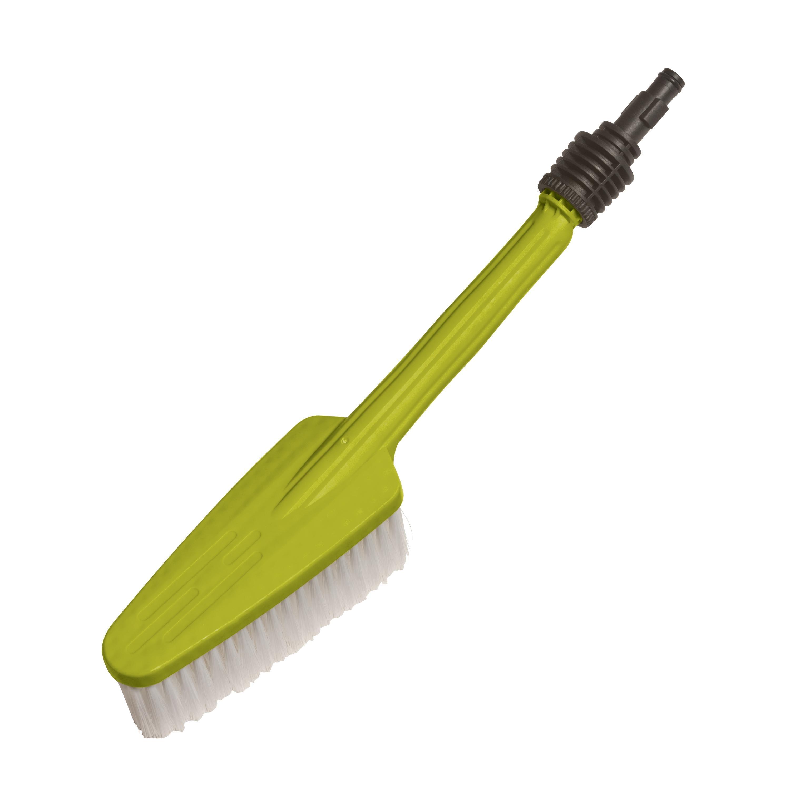 Sun Joe Green Feather Bristle Utility Brush for Pressure Washers