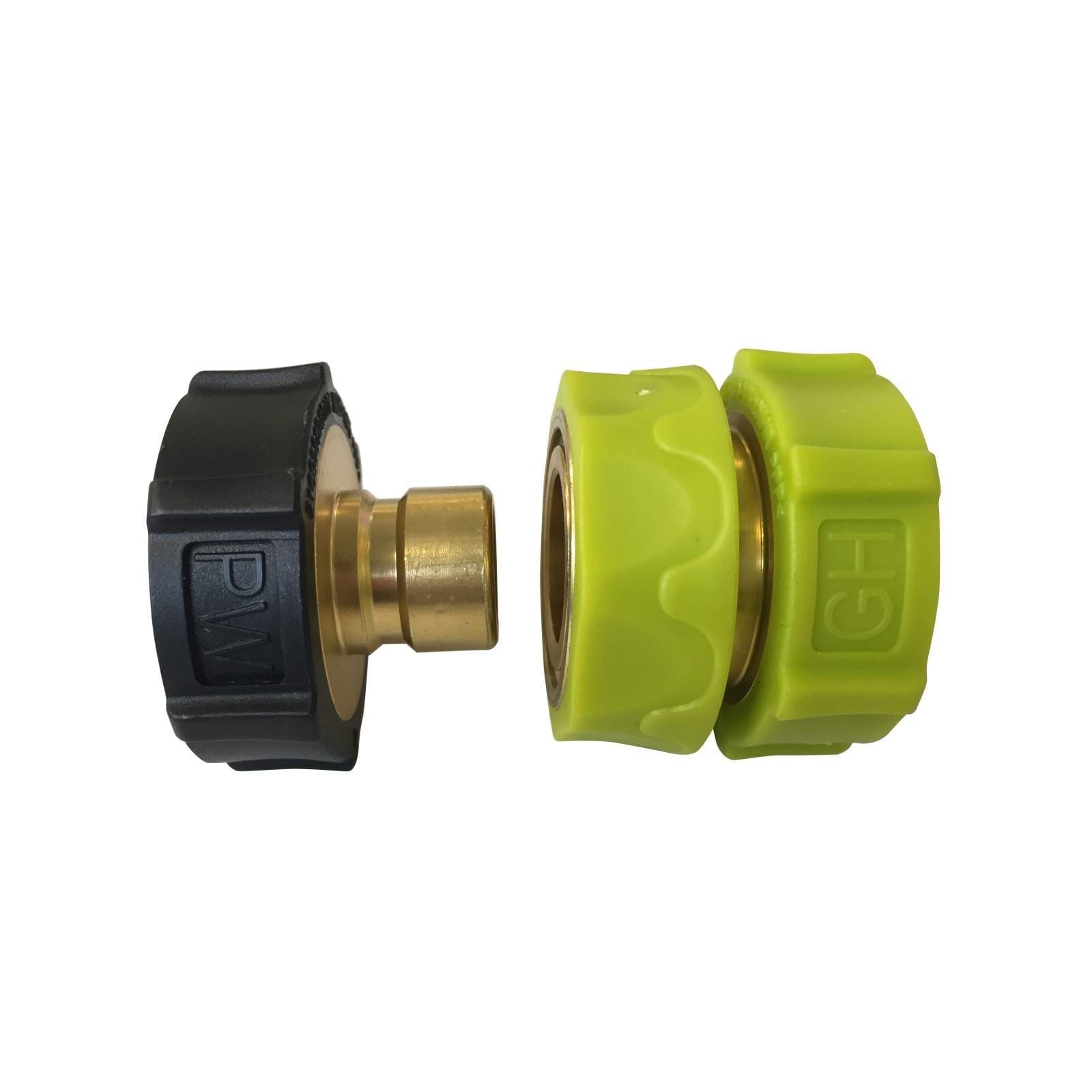 Sun Joe Universal Brass/Aluminum Garden Hose Quick-Connect Kit for SPX Series Pressure Washers